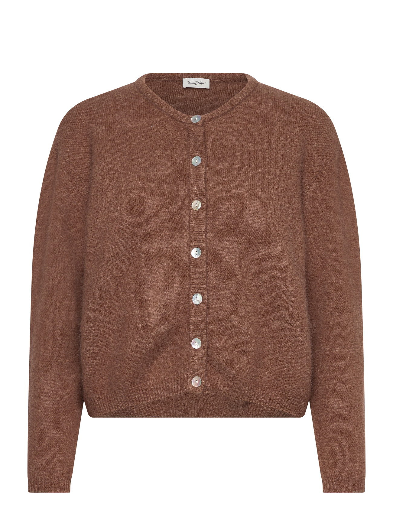 American Vintage Vitow, M, Brown, Strik > Cardigans, Dame