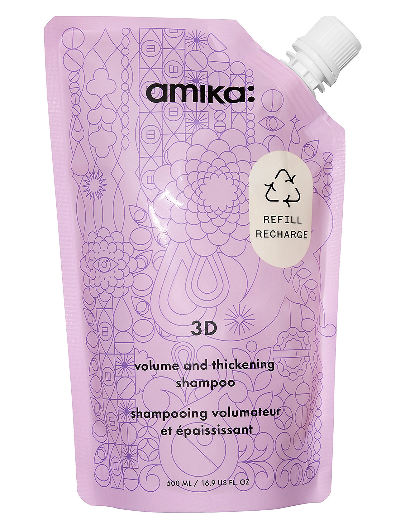 AMIKA 3D Volume & Thickening Shampoo Nude