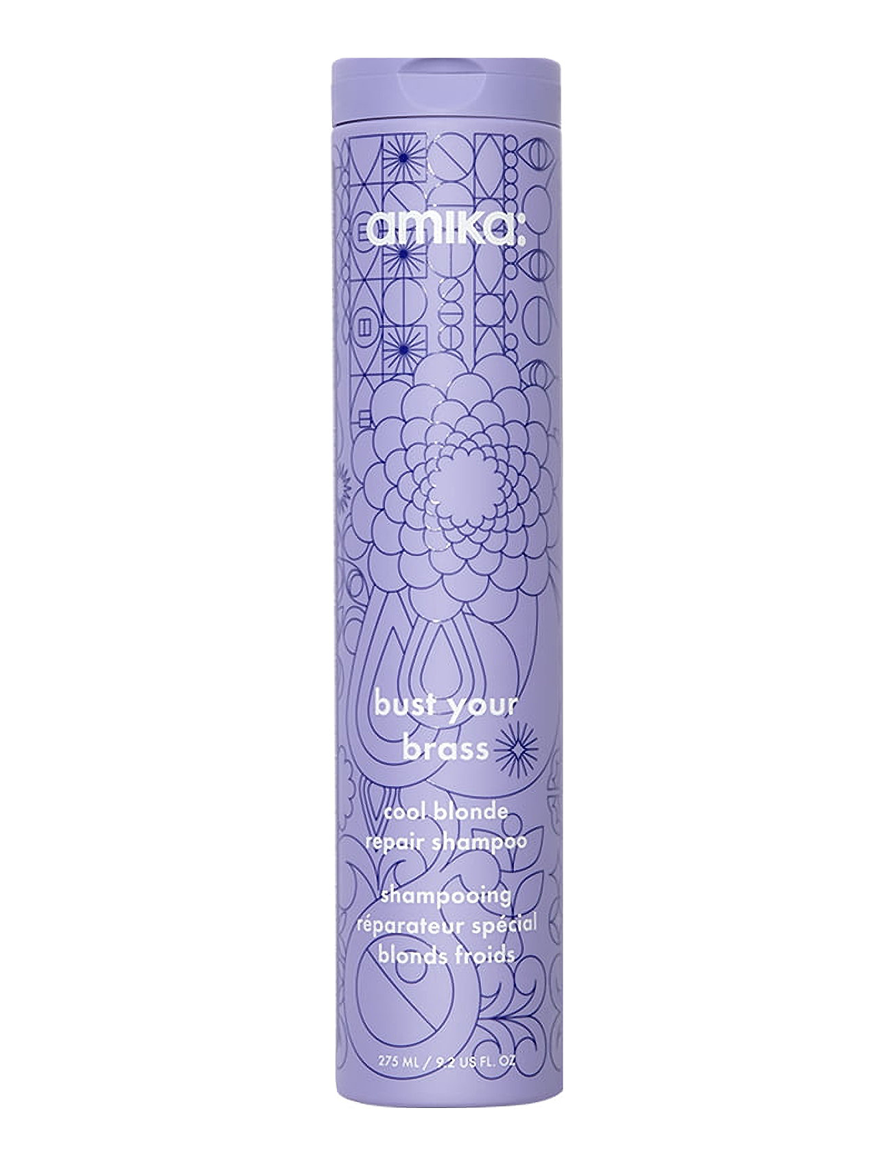 Bust Your Brass Cool Blonde Repair Shampoo Schampo Nude AMIKA