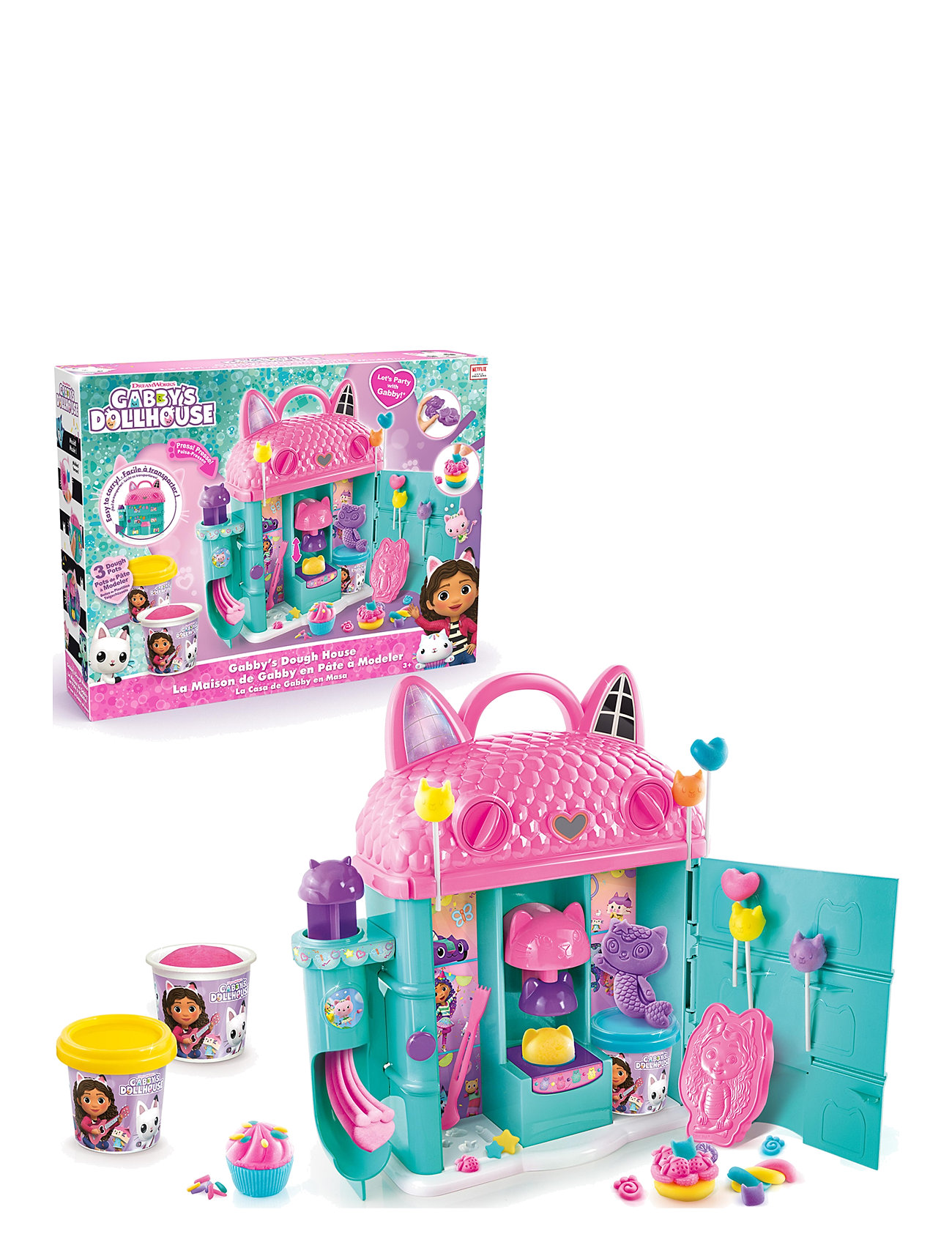 Gabby's Dollhouse Gabby''s Dough House Toys Dolls & Accessories Doll Houses Multi/patterned Gabby's Dollhouse