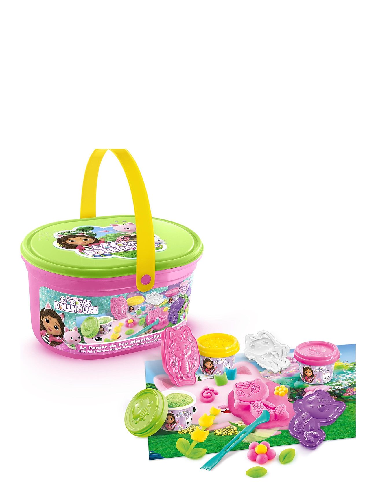 Gabby's Dollhouse Gabby's Dollhouse Kitty Fairy Garden Bucket, One Size, Multi/patterned, Håndværk > Legemasse, Børn