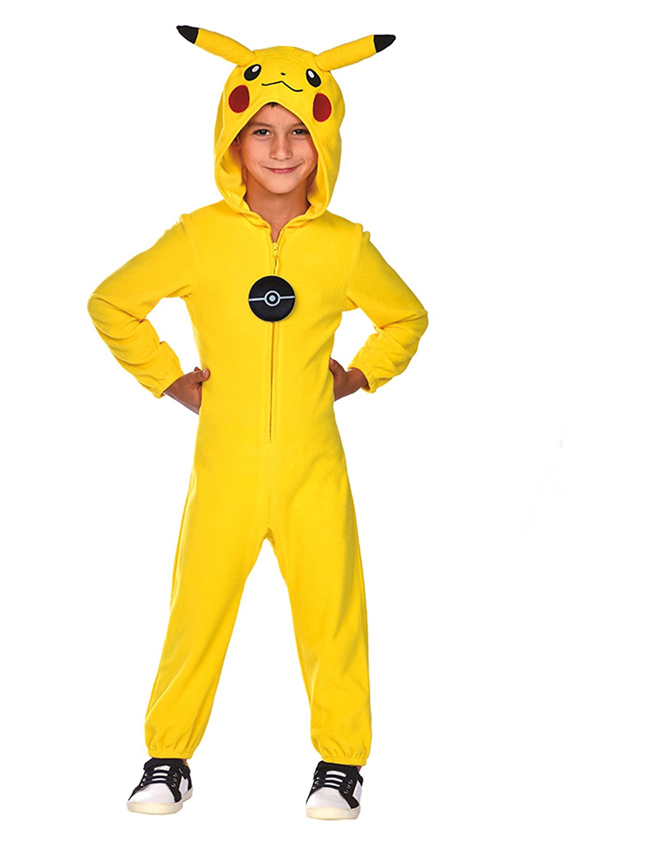 Pokemon Pikachu Pieces With Hood 4-6 Patterned Amscan