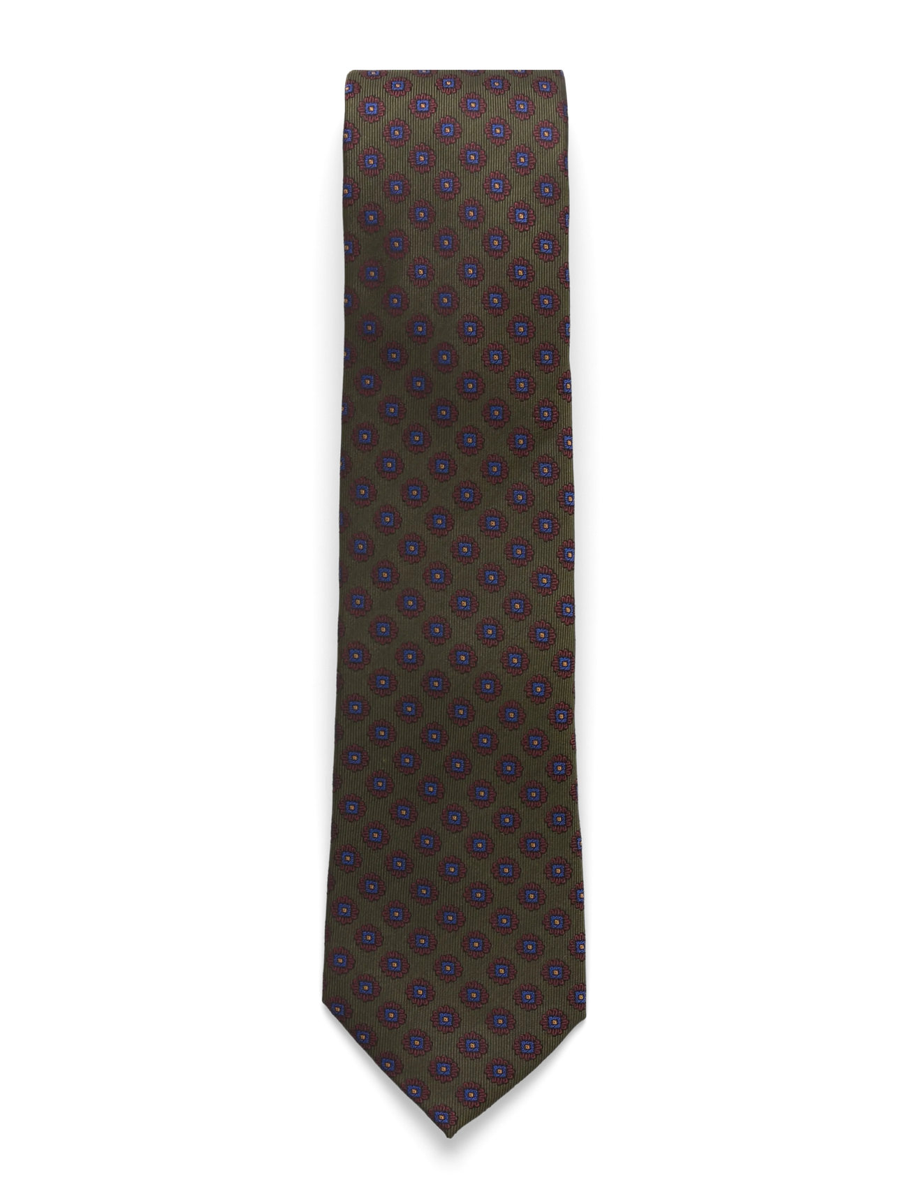 AN IVY Striped Oversized Bow Tie, One Size, Green, Tilbehør > Slips, Herre