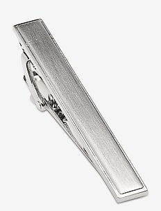 Brushed Silver Bar 5 cm - krawattenklammern - silver