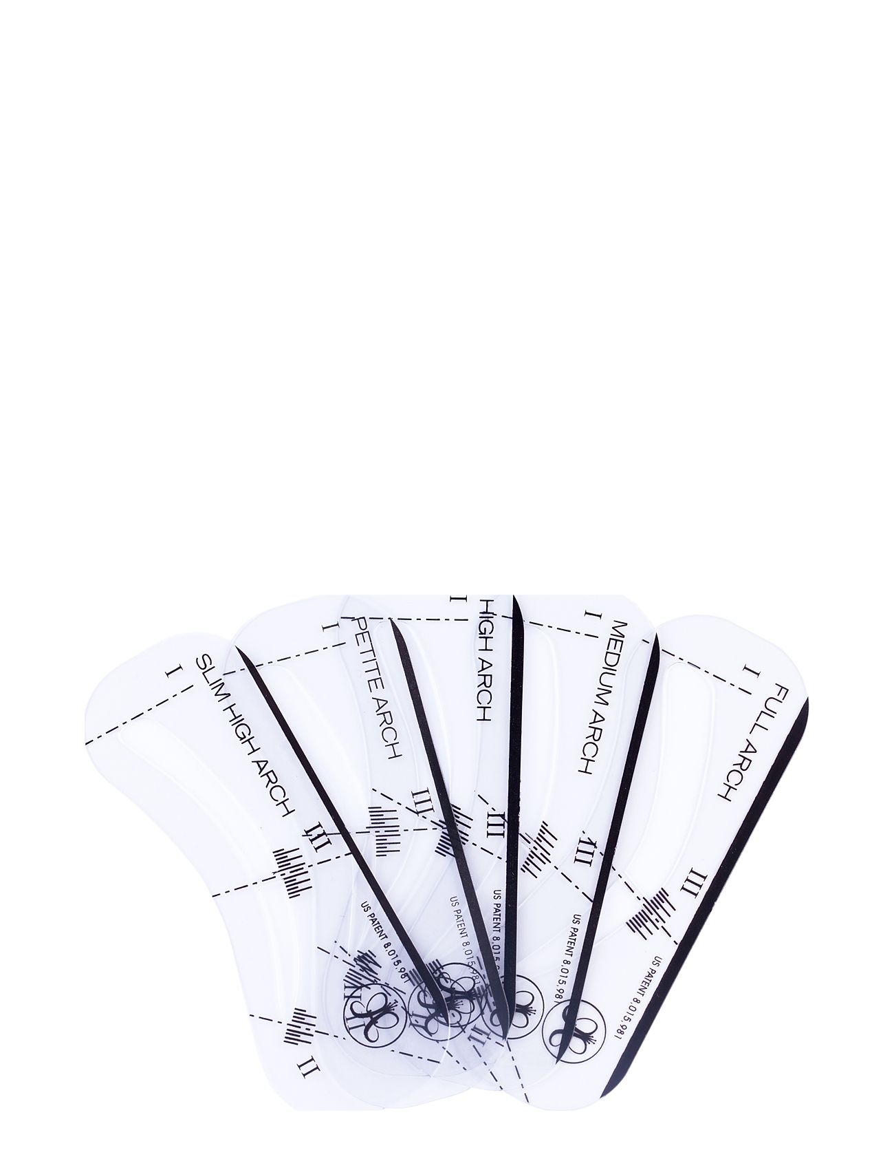 Anastasia Beverly Hills Stencils 5 Pack, One Size, Nude, Øjne > Øjenbryn, Dame