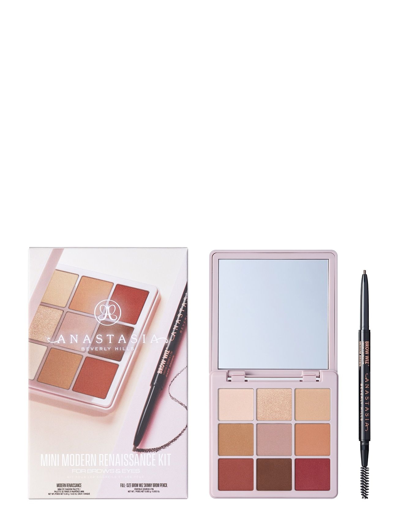 Anastasia Beverly Hills Mini Modern Renaissance + Brow Wiz Kit - Medium Brown Multi/patterned