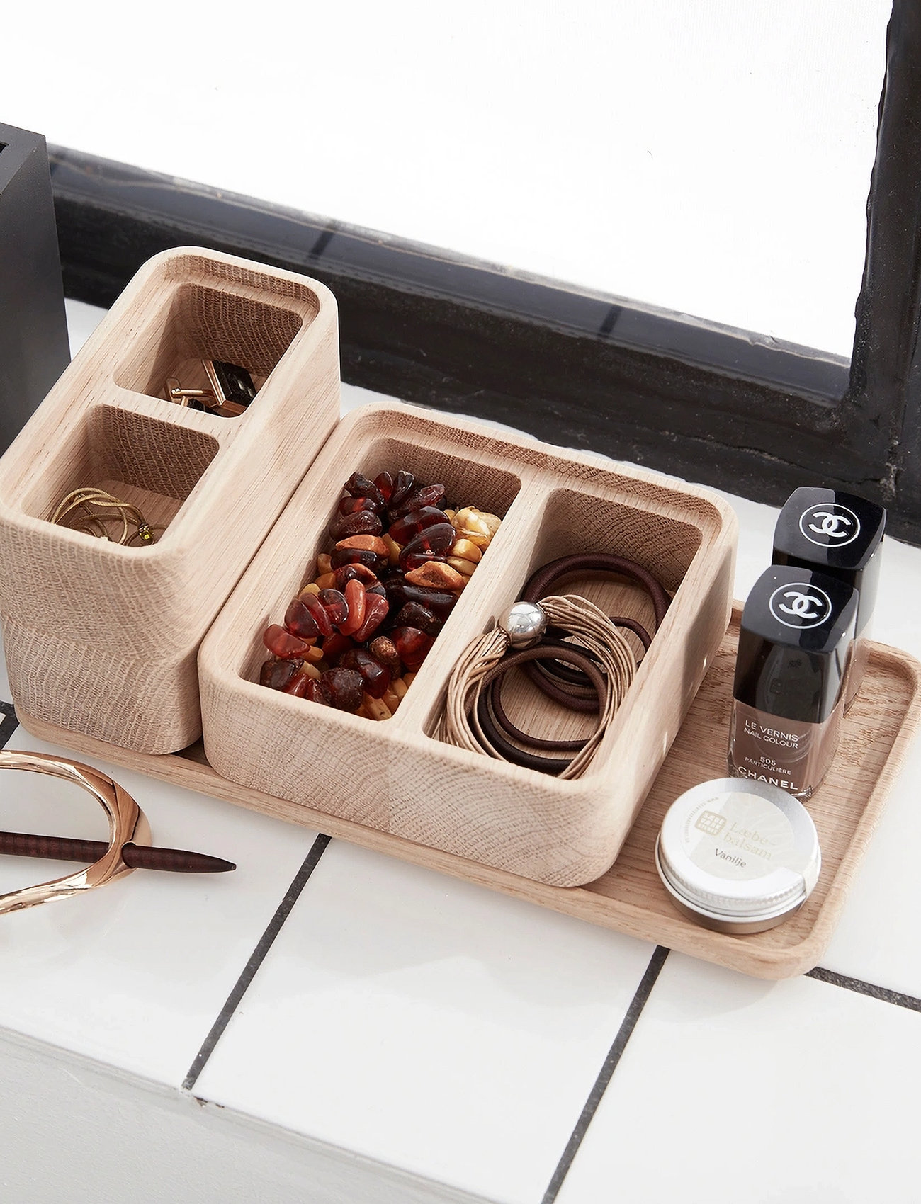 Andersen Furniture Create Me Tray, 12X24 cm, Brown, Spisesteder Og Bordtilbehør > Bakker, Unisex