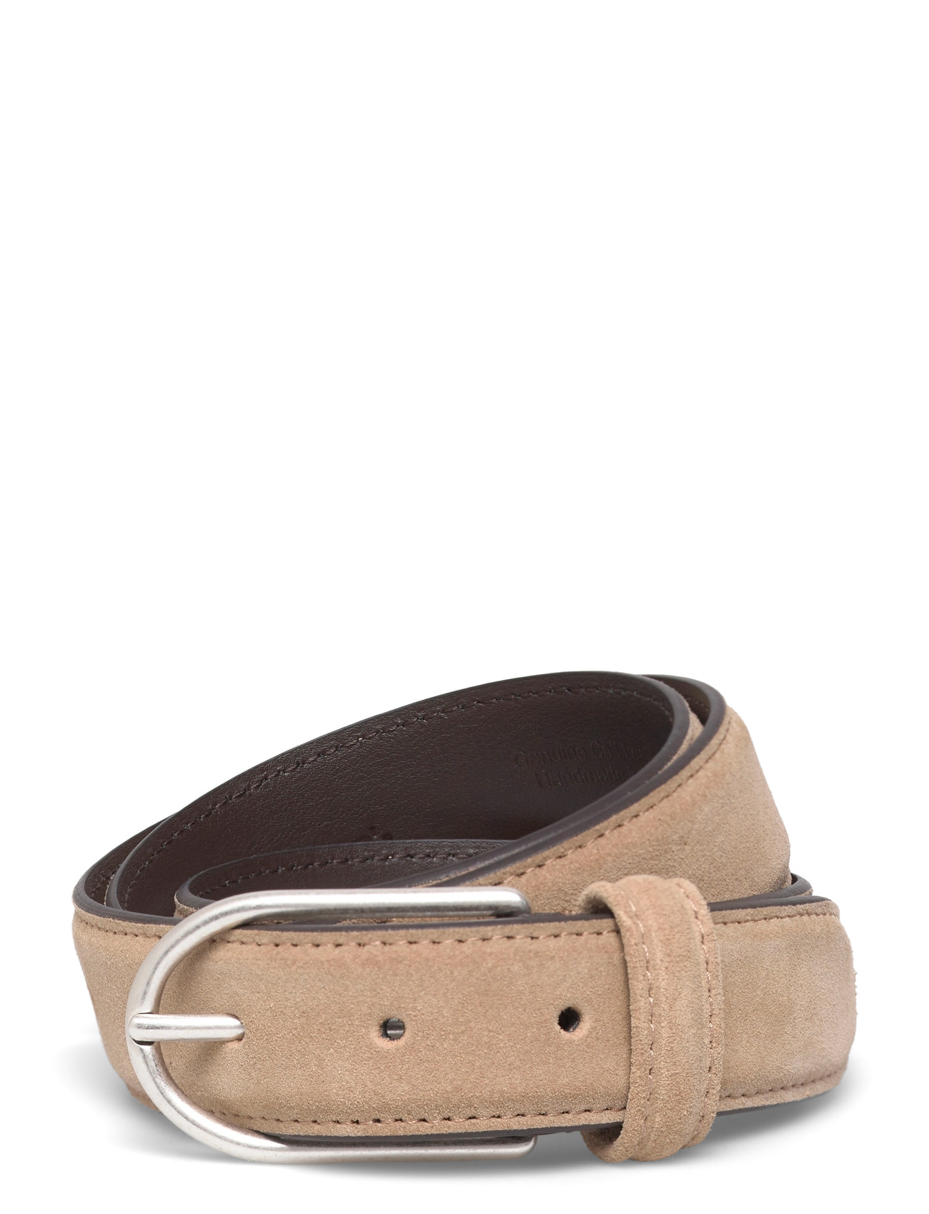 Anderson's Classic Leather Belt, 105, Beige, Bælter > Klassiske Bælter, Herre