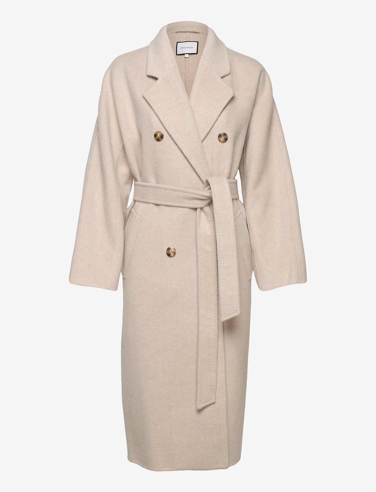 light beige wool coat