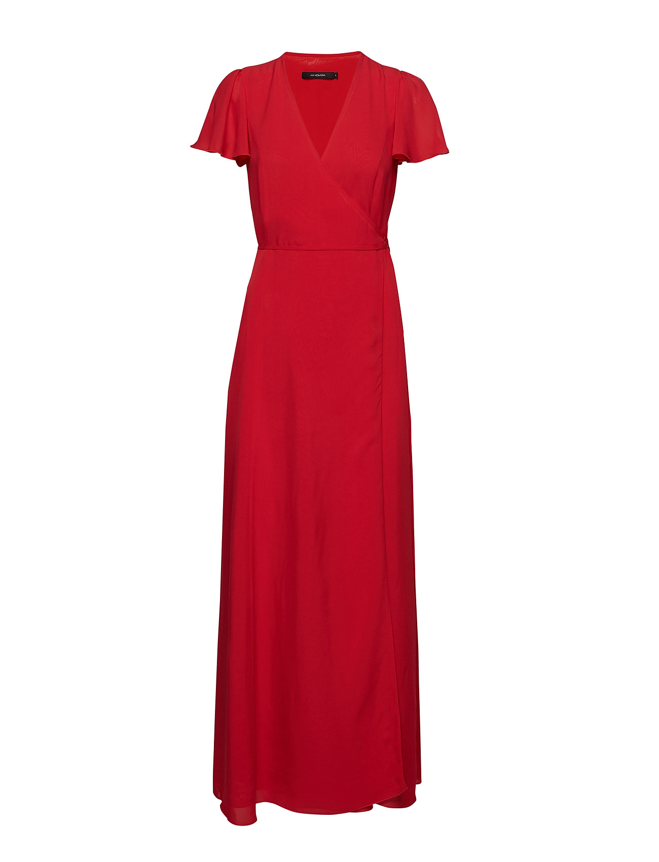 Krishna 2 Dress Maxi Galajurk Rood Andiata andiata kopen in de aanbieding