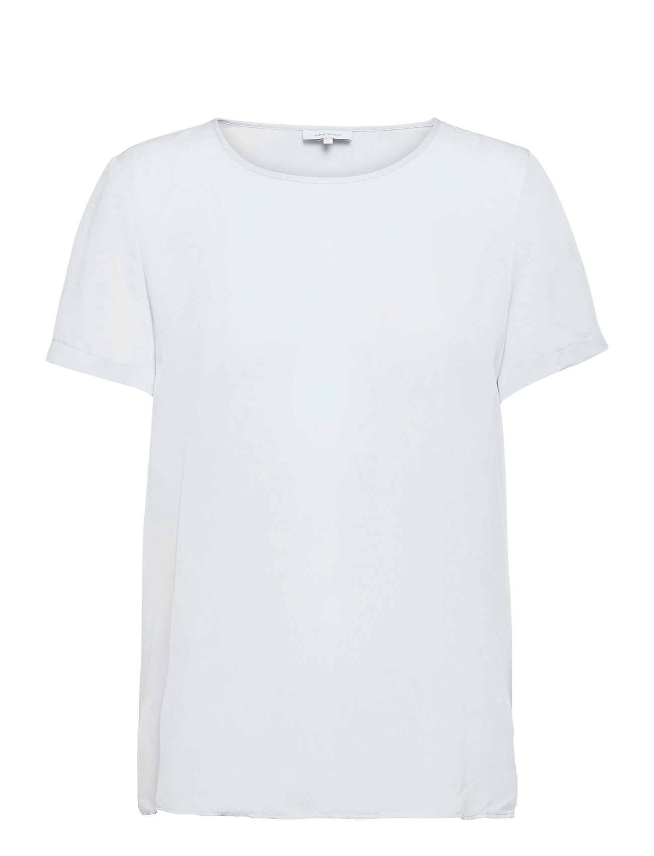 Bloomie Silk Shirt T-shirts & Tops Short-sleeved Sininen Andiata