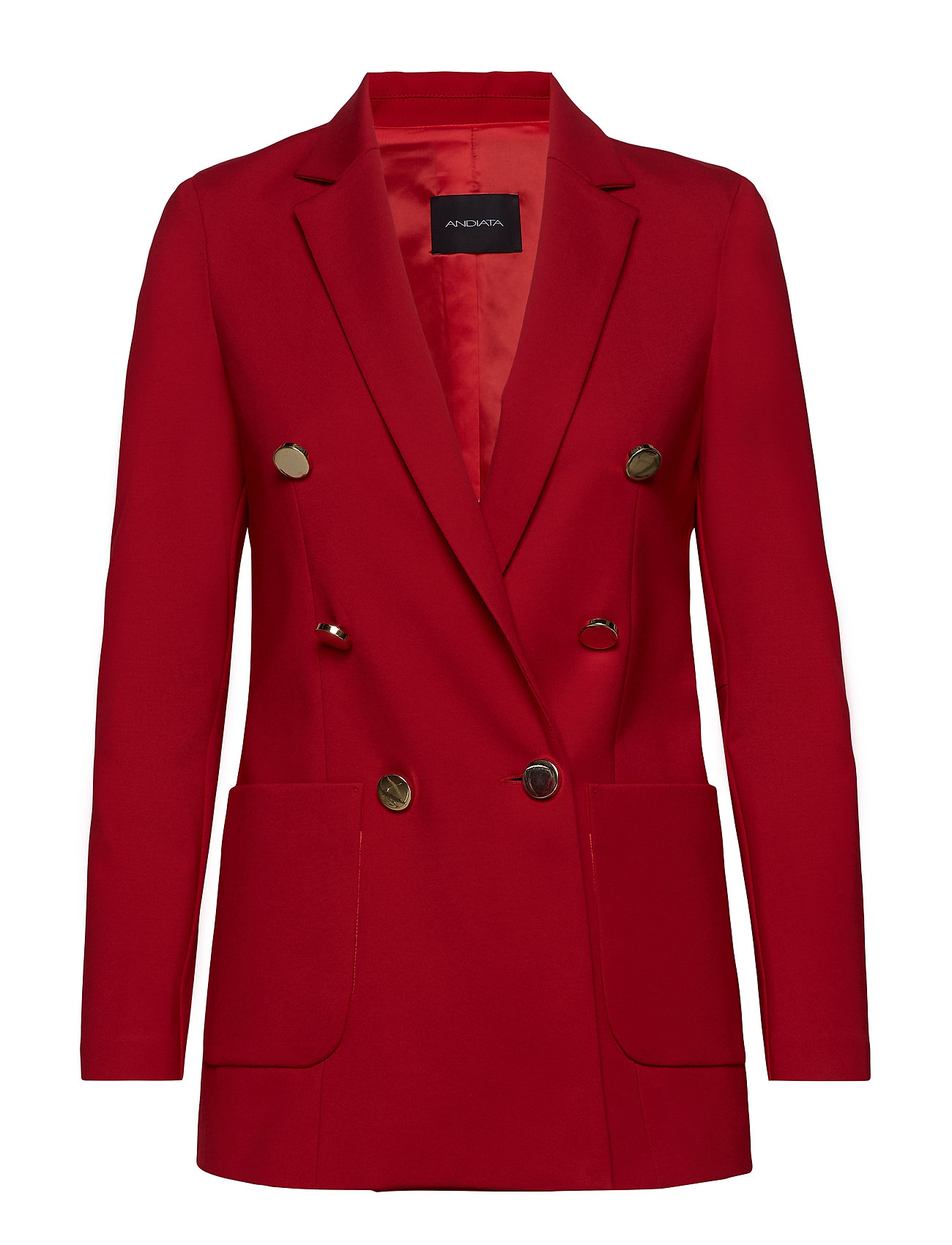 Jenner Blazer Colbert Rood Andiata andiata kopen in de aanbieding