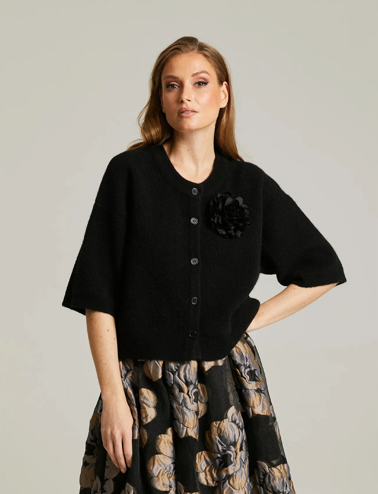 Andiata Lyric, XS, Black, Strik > Cardigans, Dame