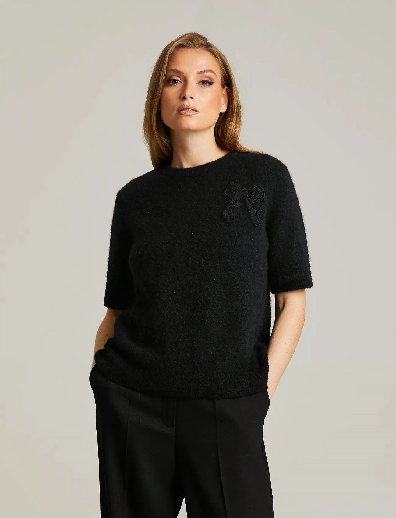 Andiata Enezy, XS, Black, Strik > Trøjer, Dame