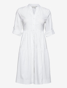 Kaye Dress - skjortekjoler - white