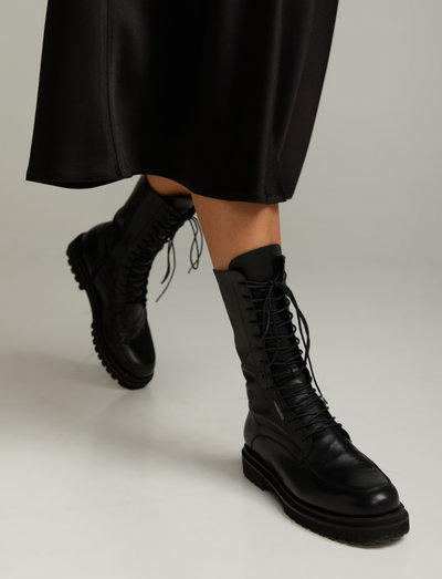 Adian Boots - höga stövlar - black