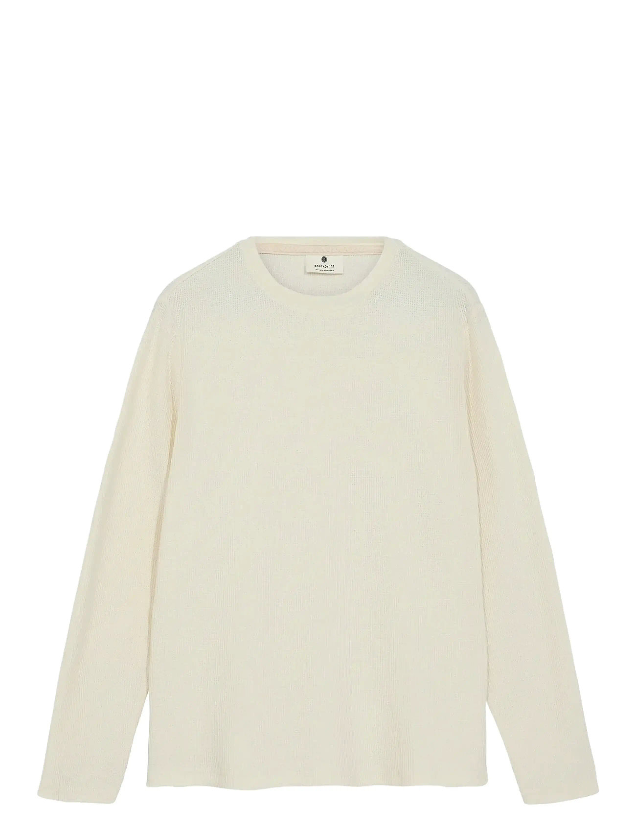 Akkikki L/S Waffle Tee Cream Anerkjendt