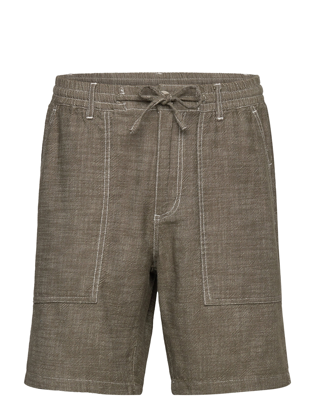 ANERKJENDT Akjan Twill Contrast Shorts Khaki - S - Herren