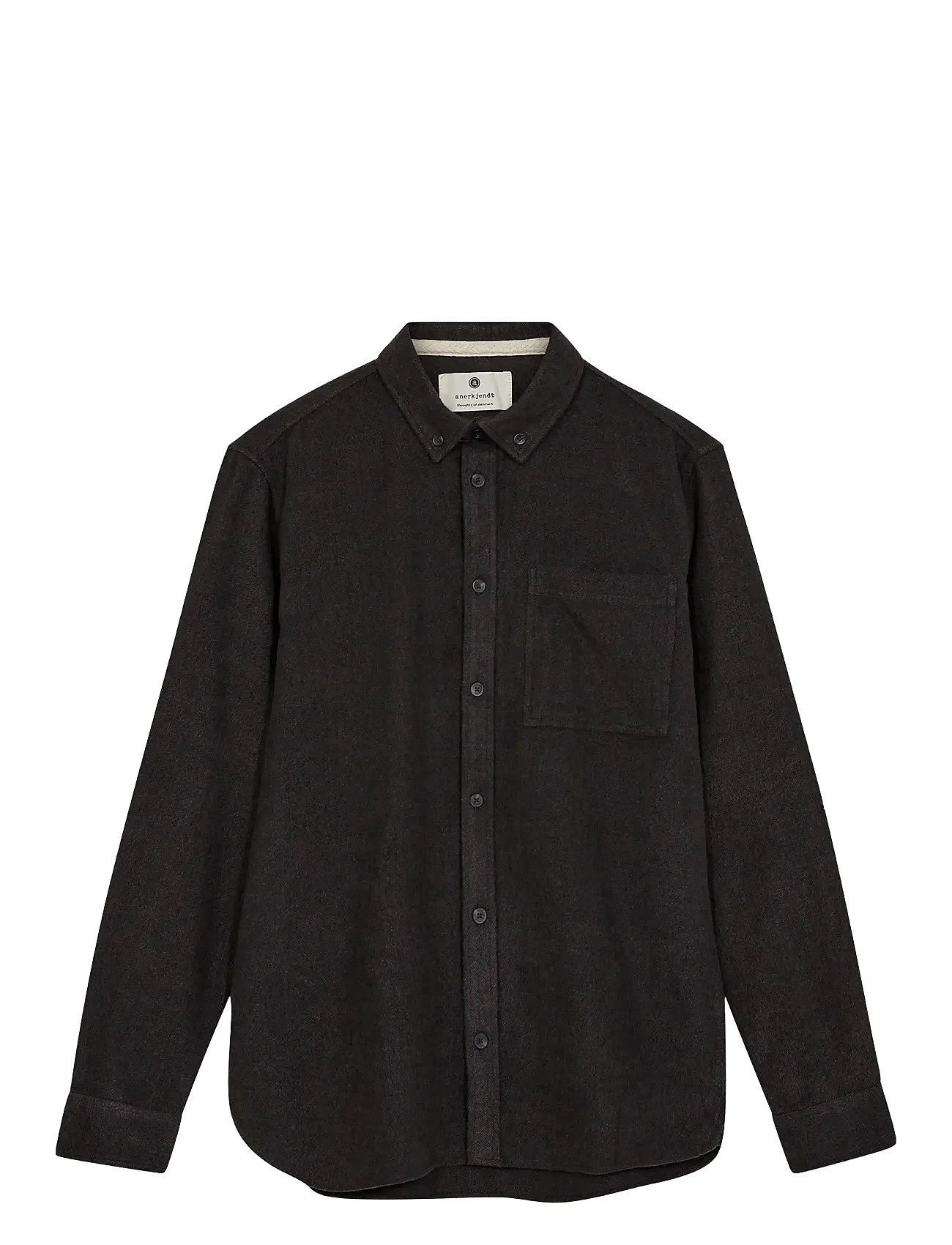 Anerkjendt Akkonrad 2 Tone Brushed Shirt, L, Khaki green, Shirts > Flannel Shirts, Herre