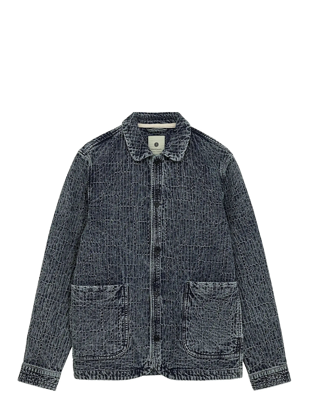 ANERKJENDT Akoscar Washed Indigo Navy - L - Herren