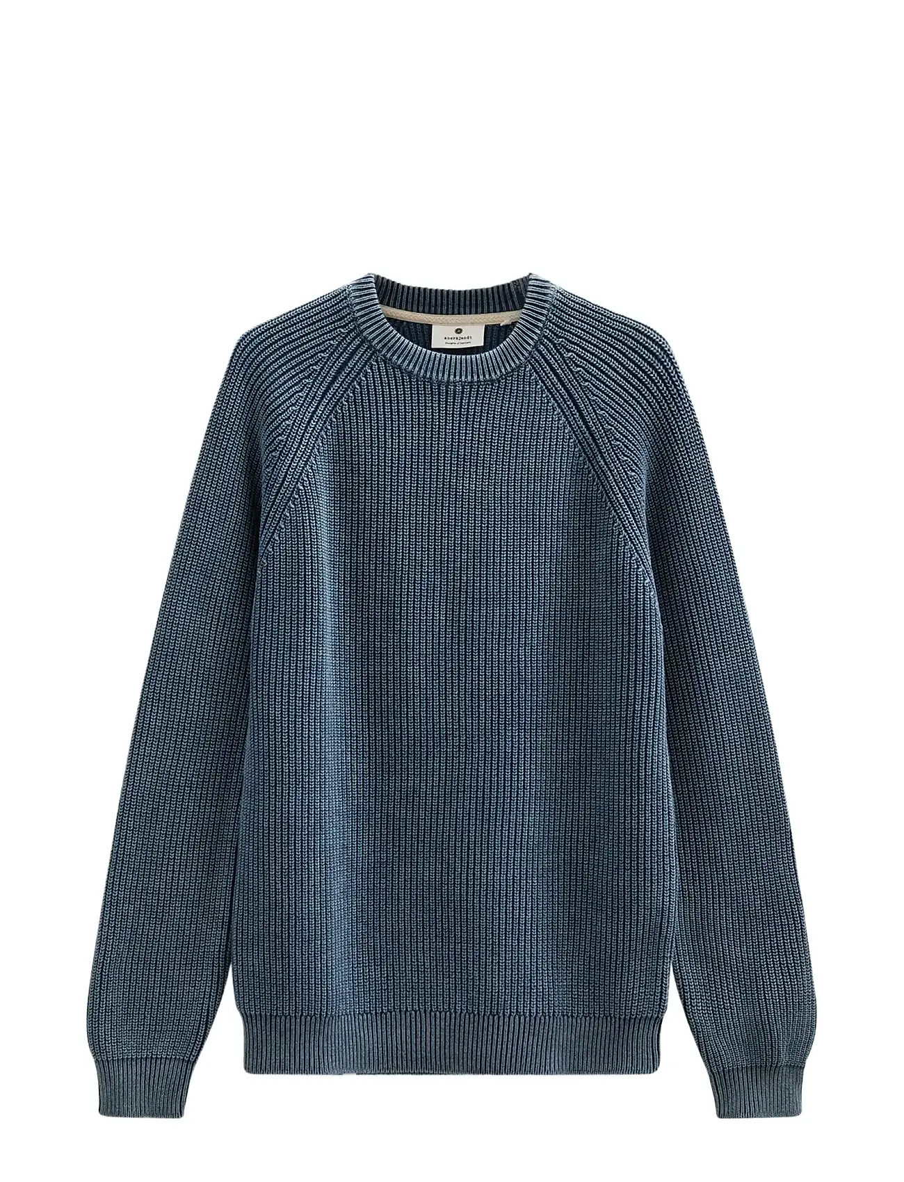 ANERKJENDT Aksune Patent Knit Blau - S - Herren