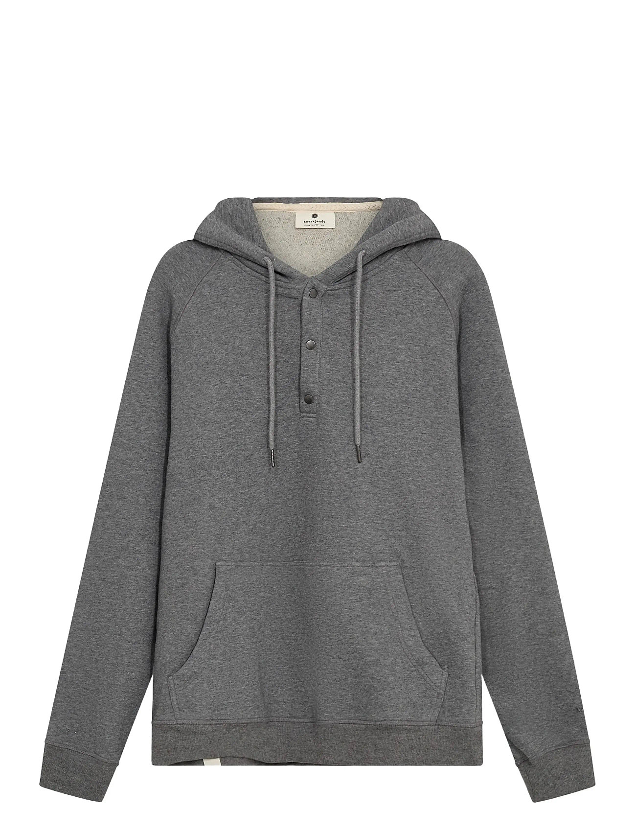 Anerkjendt Aktoni Basic Hoodie Sweat, S, Grey, Sweatshirts & Hættetrøjer > Hættetrøjer, Herre