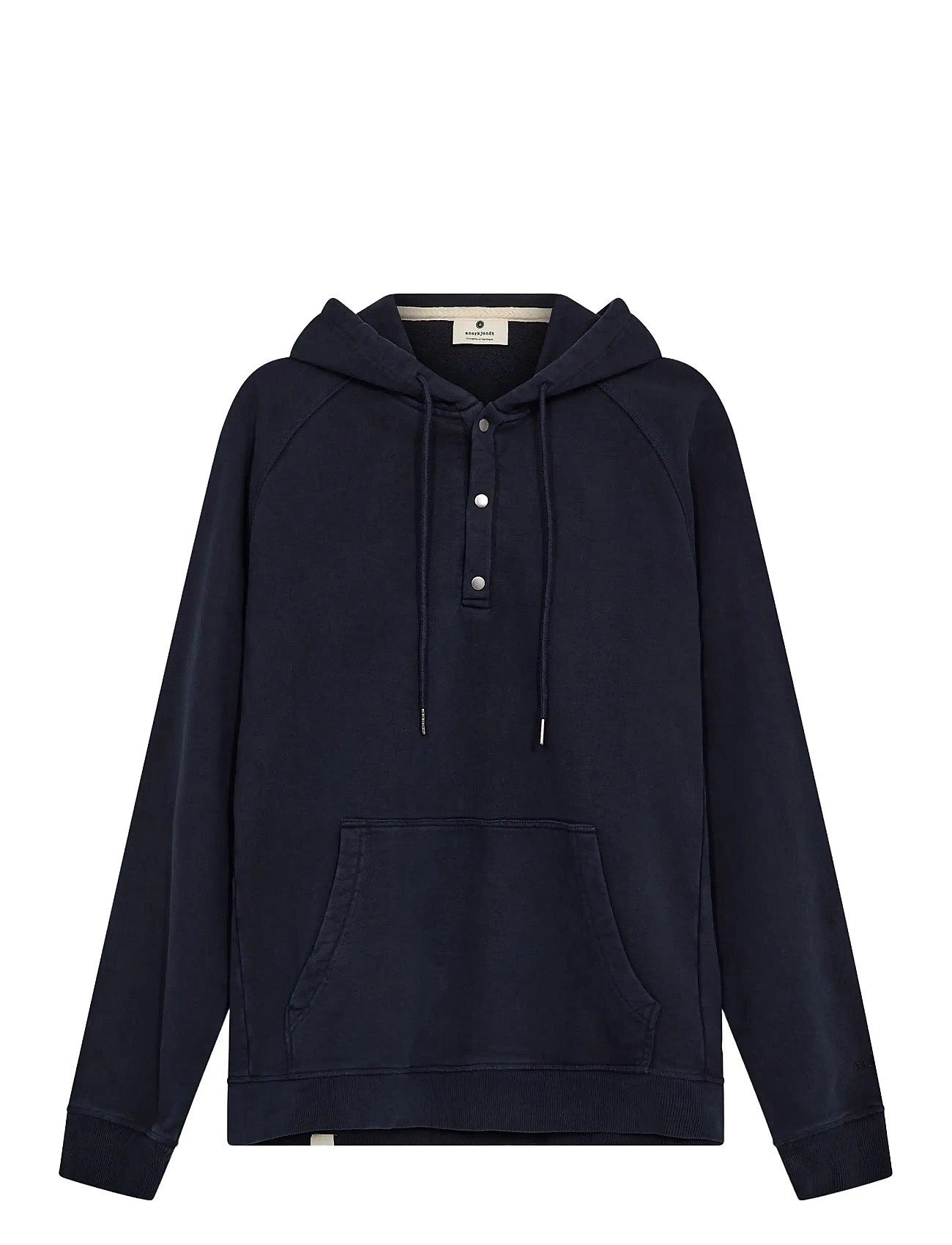 Anerkjendt Aktoni Basic Hoodie Sweat, XL, Navy, Sweatshirts & Hættetrøjer > Hættetrøjer, Herre