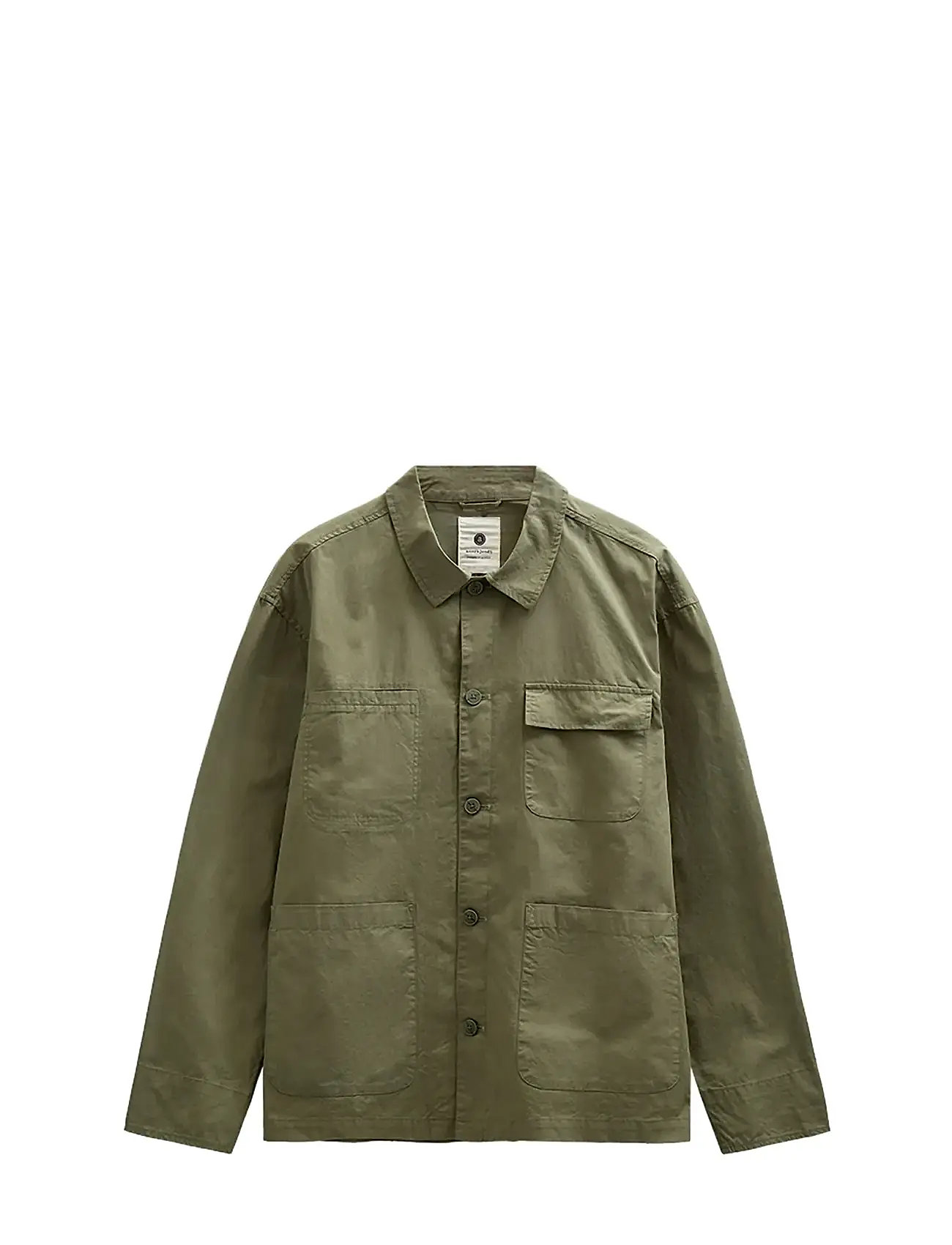 ANERKJENDT Akodin Baumwolle Poplin Overshirt Grün - XL - Herren