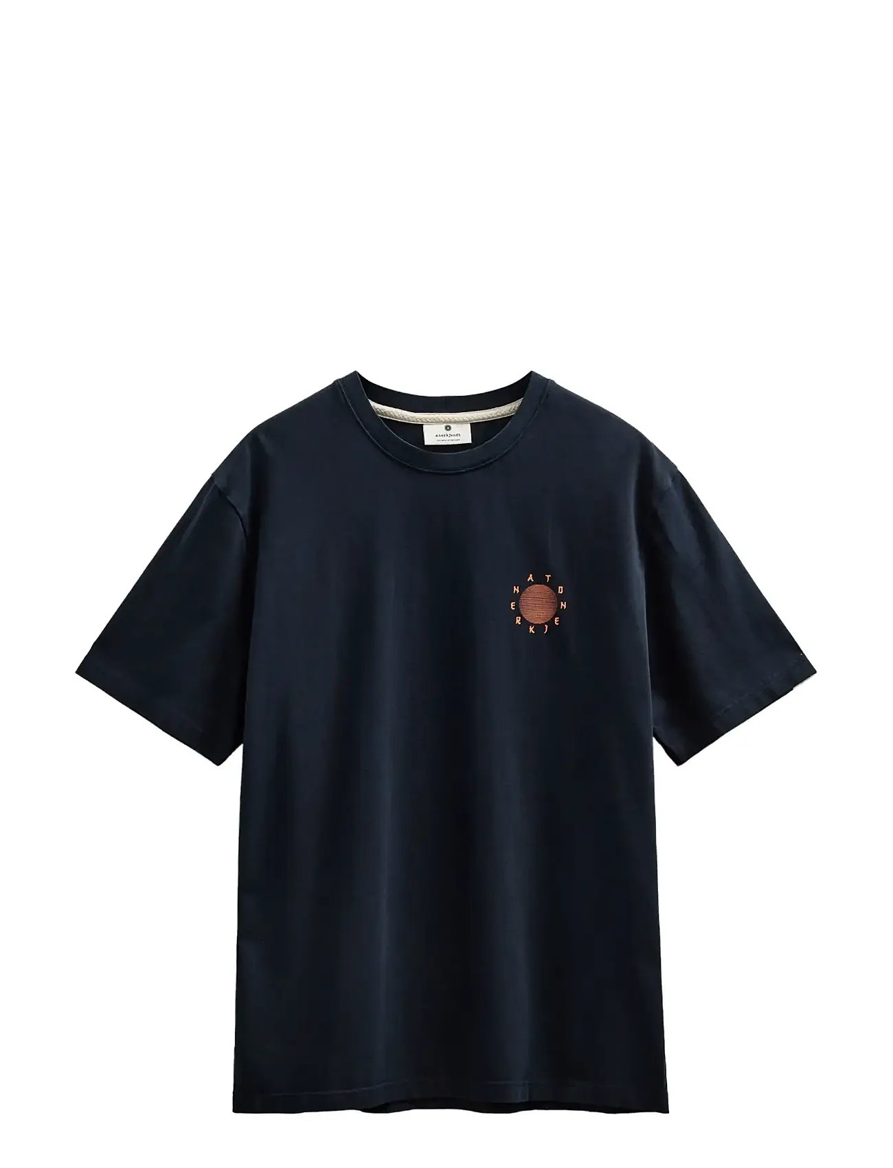 Anerkjendt Akvillads Sun S/S Tee, M, Navy, T-Shirts > Kortærmede, Herre
