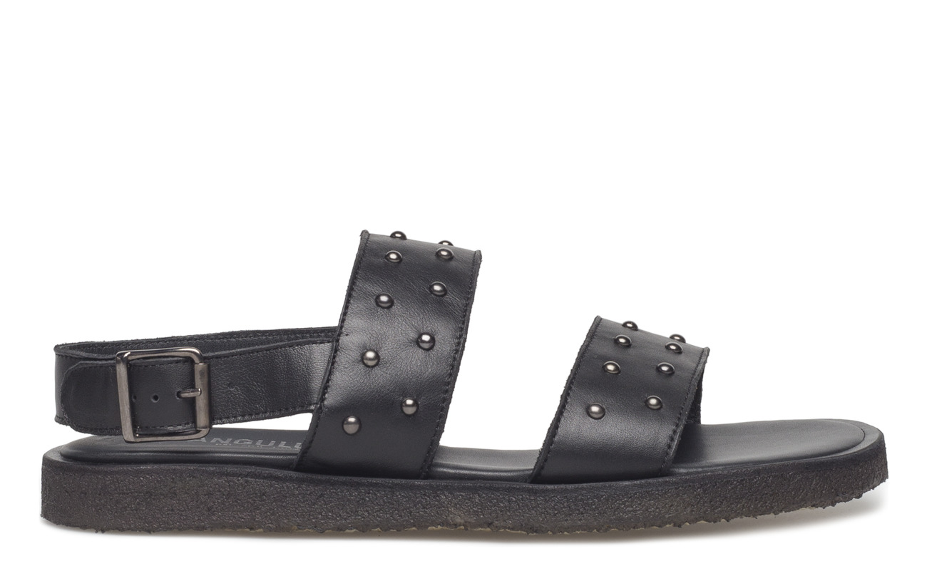 P 1604 Toe Prince Semelle Angulus joca L Flat Op Supérieure Black Extérieure Open Doublure Cuir 100 Intérieure Sandals C Empeigne qXXawZtT