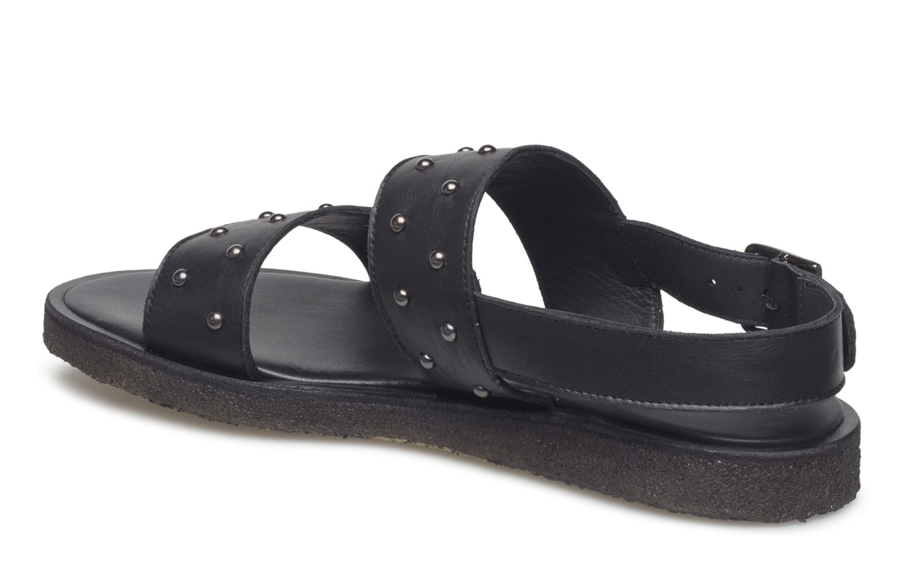 P 1604 Toe Prince Semelle Angulus joca L Flat Op Supérieure Black Extérieure Open Doublure Cuir 100 Intérieure Sandals C Empeigne qXXawZtT