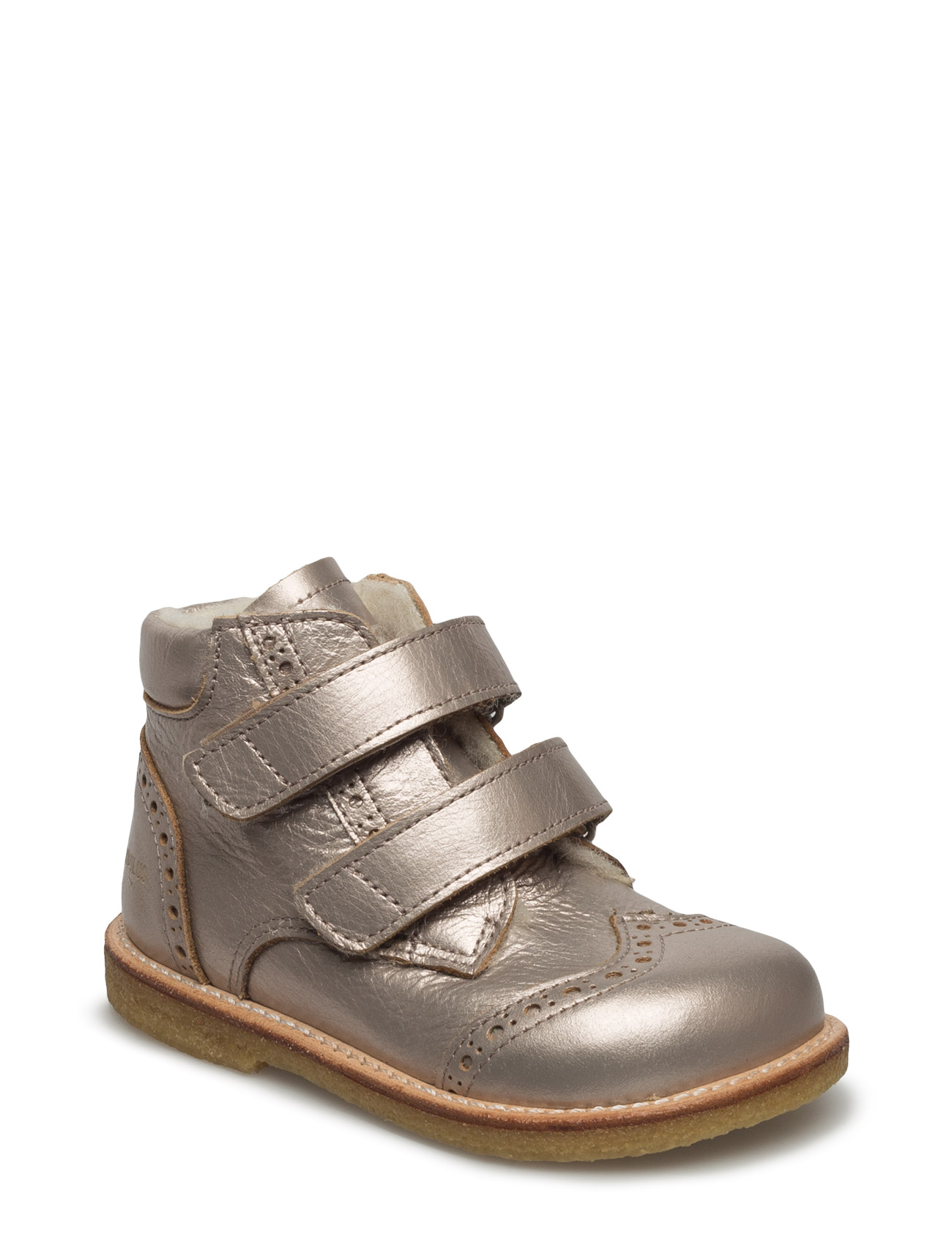 Boots Flat With Velcro Halfhoge Schoen Laars Goud Angulus angulus kopen in de aanbieding Boots Flat With Velcro Halfhoge Schoen Laars Goud Angulus angulus kopen in de aanbieding