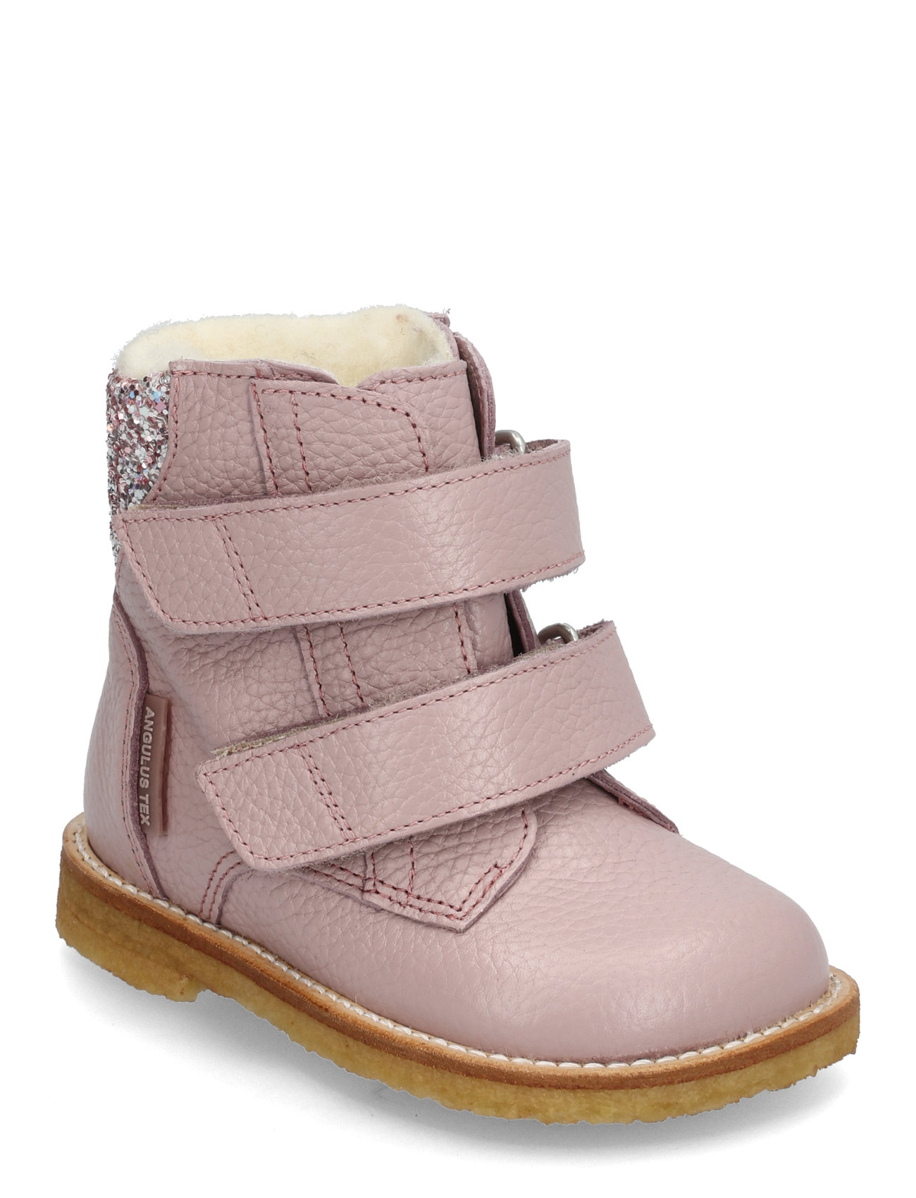 Boots - Flat - With Velcro Pink ANGULUS 134425
