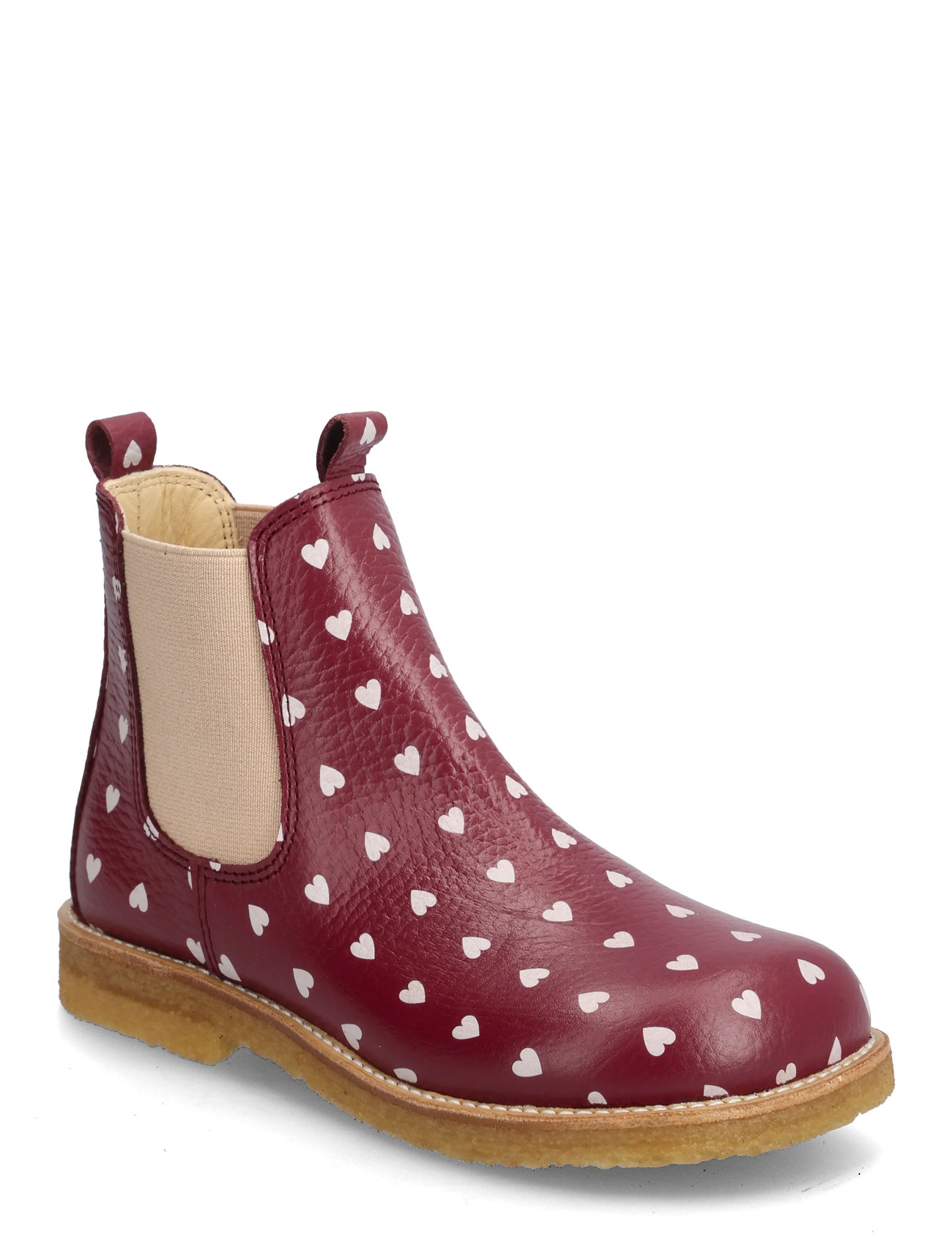 ANGULUS Booties - Flach - With Elastic Burgundy - 24 - Kinder