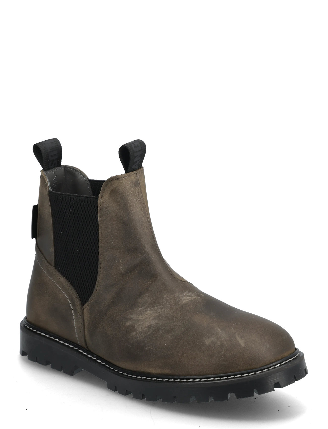 ANGULUS Booties - Flach - With Elastic Khaki - 36 - Kinder