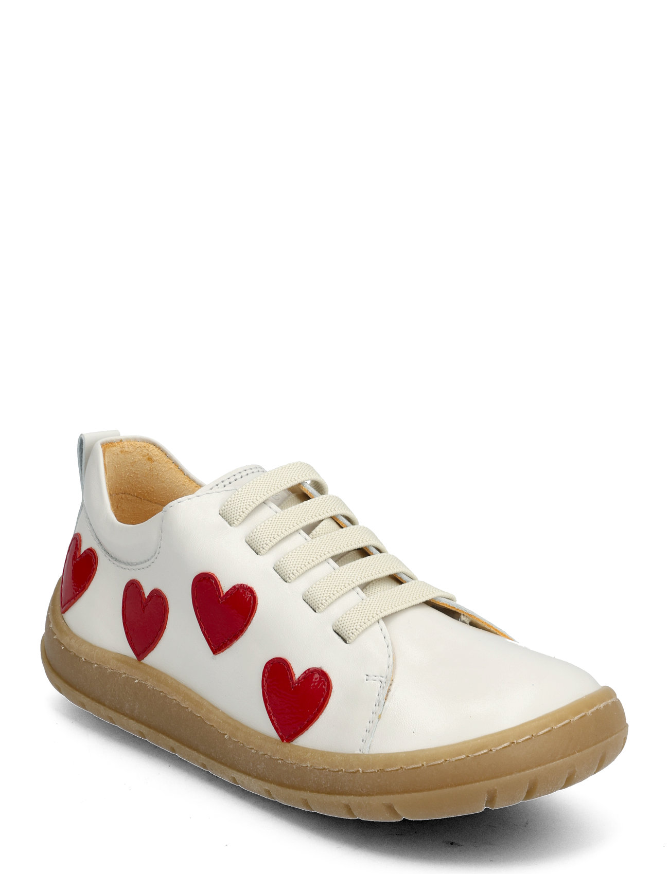 Shoes - Flat - With Lace Låga Sneakers White ANGULUS