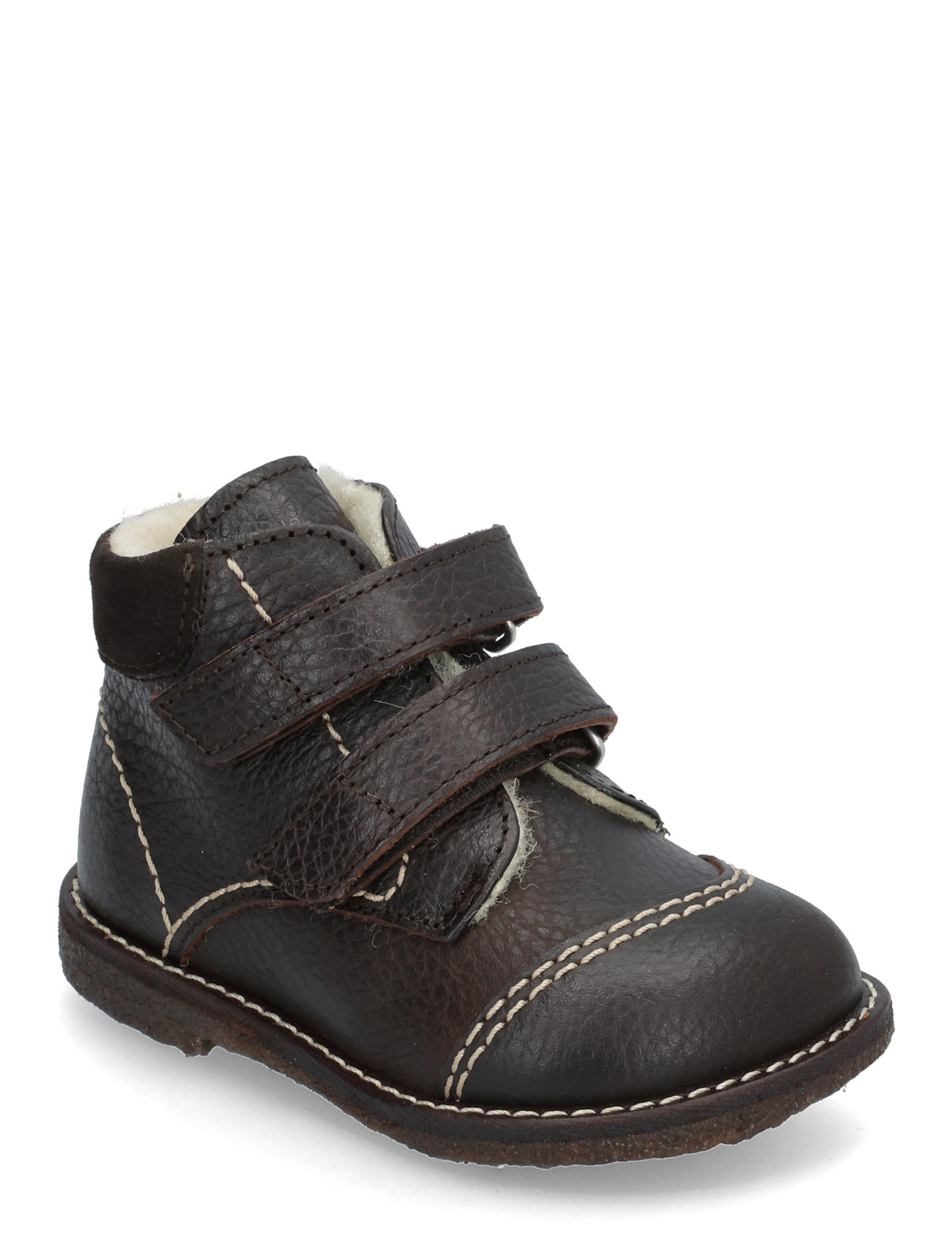 Boots - Flat - With Velcro Brown ANGULUS 177652