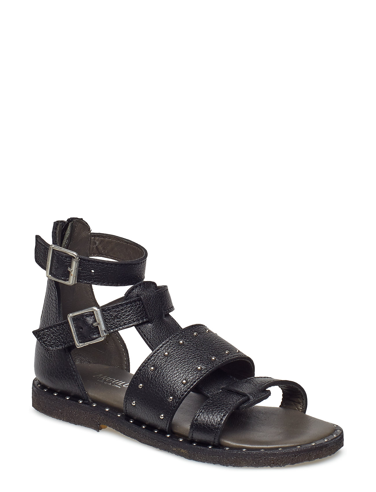 ANGULUS Sandals - Flat Shoes Summer Svart [Color: 1933 BLACK ][Sex: Kids ][Sizes: 33,28.0 ]