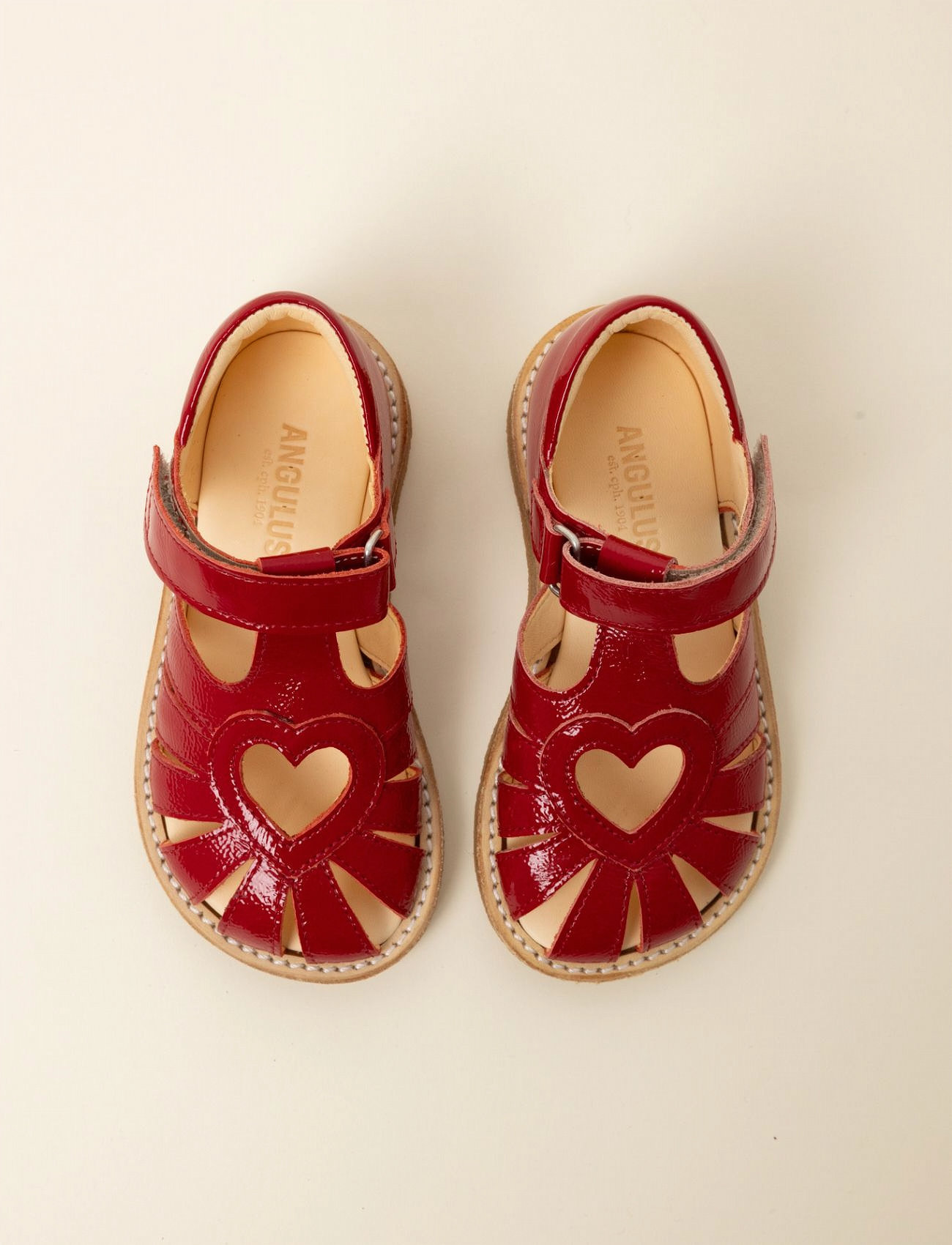 ANGULUS Sandals - Flat - Closed Toe -, 31, Red, Sommersko > Sandaler, Børn