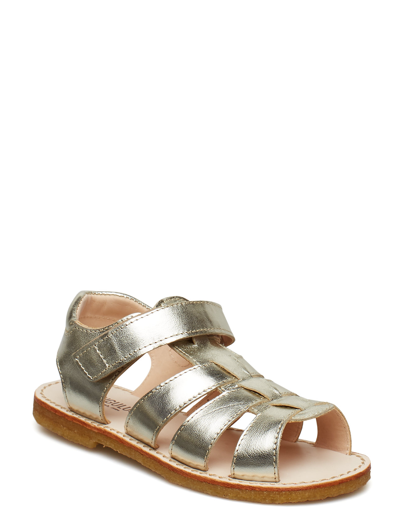 Sandals Flat Open Toe Op Sandalen Goud Angulus angulus kopen in de aanbieding Sandals Flat Open Toe Op Sandalen Goud Angulus angulus kopen in de aanbieding