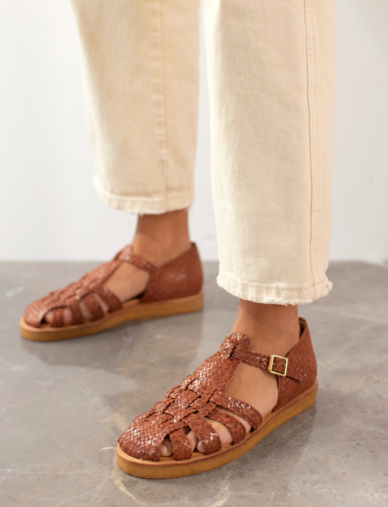 ANGULUS Sandals - Flat - Closed Toe - Op - Flat sandals - Boozt.com