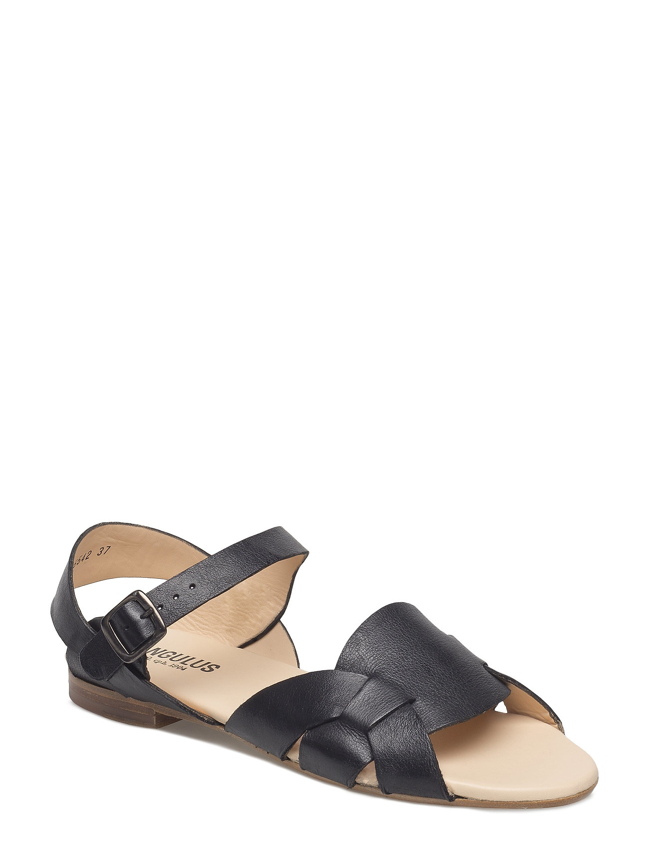 Sandals Flat Platte Sandalen Zwart Angulus angulus kopen in de aanbieding Sandals Flat Platte Sandalen Zwart Angulus angulus kopen in de aanbieding