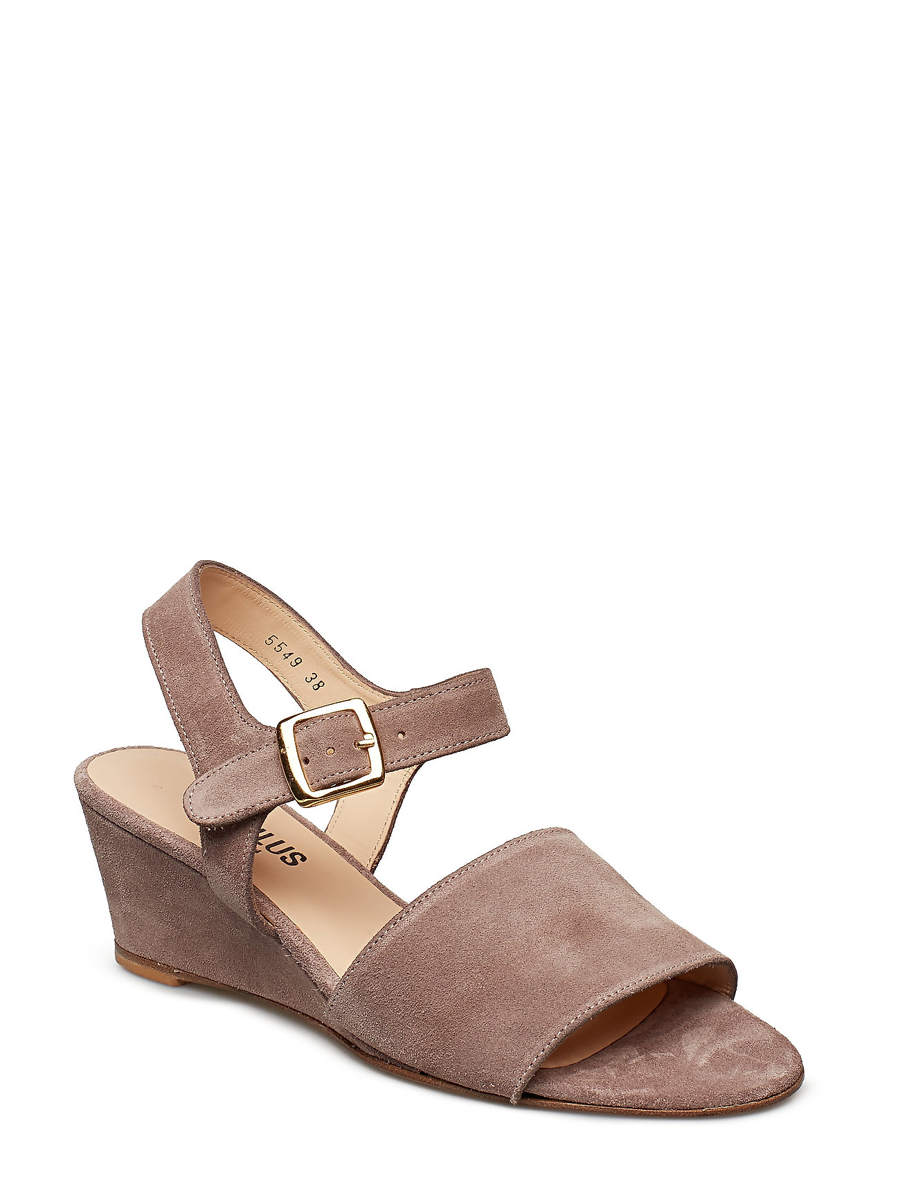 Sandals Flat Open Toe Clo Sandaal Met Hak Paars Angulus angulus kopen in de aanbieding