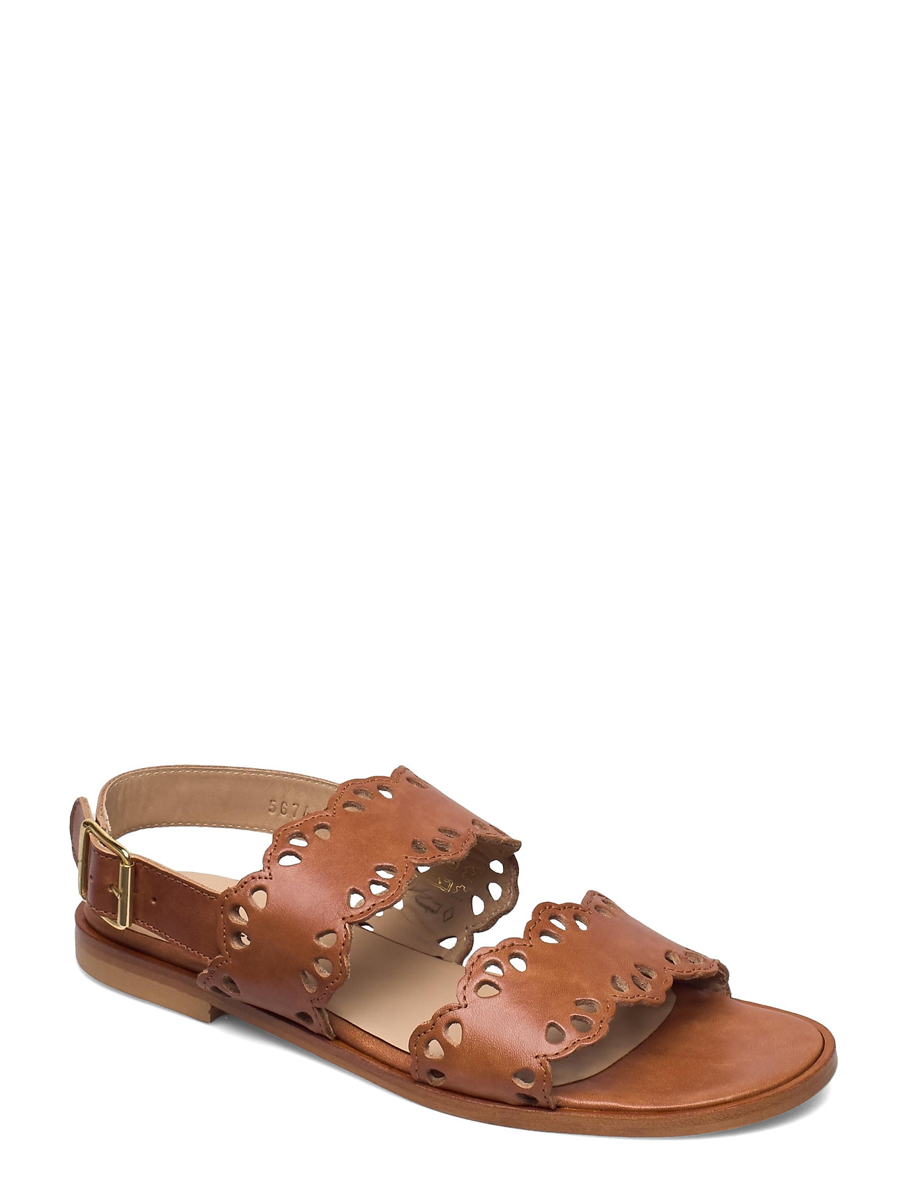 Sandals - Flat - Open Toe - Op Shoes Summer Shoes Flat Sandals Ruskea ANGULUS