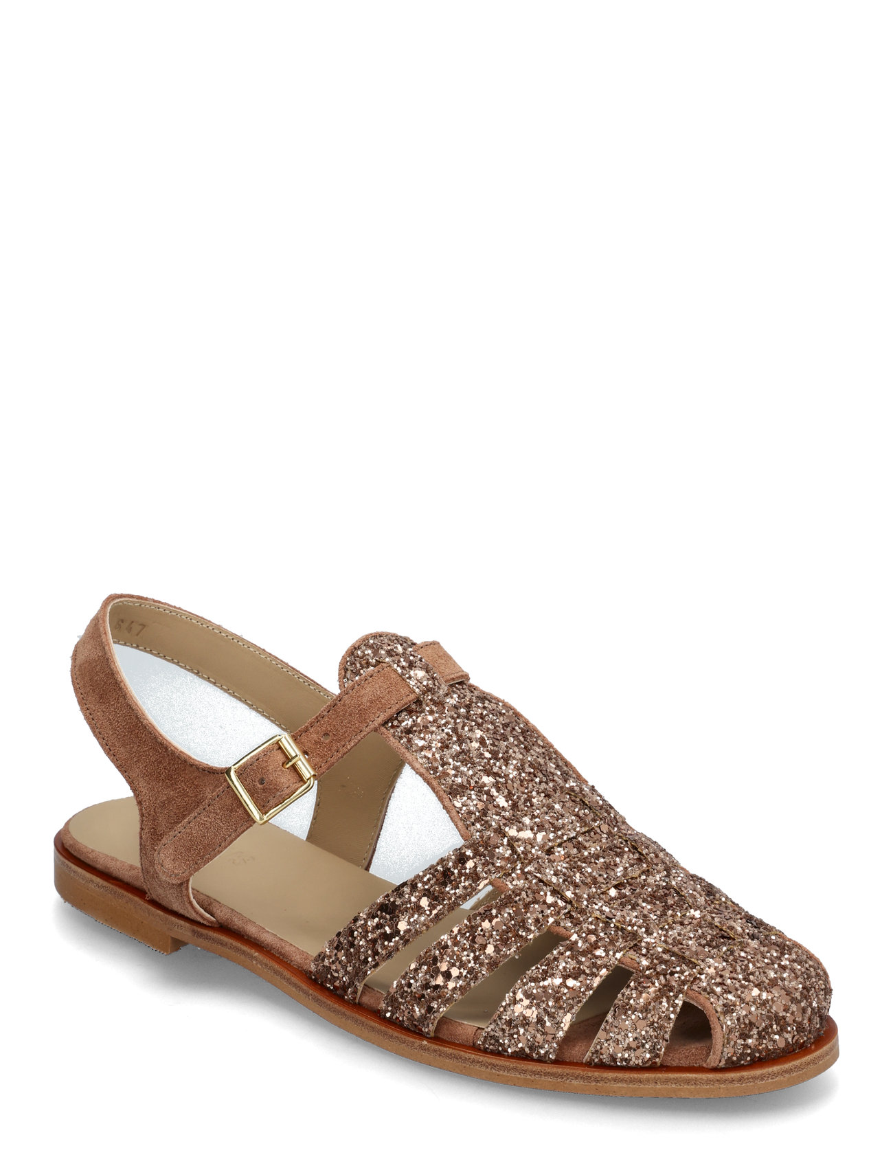 ANGULUS Sandalen - Flach - Closed Toe - Op Braun - 35 - Damen