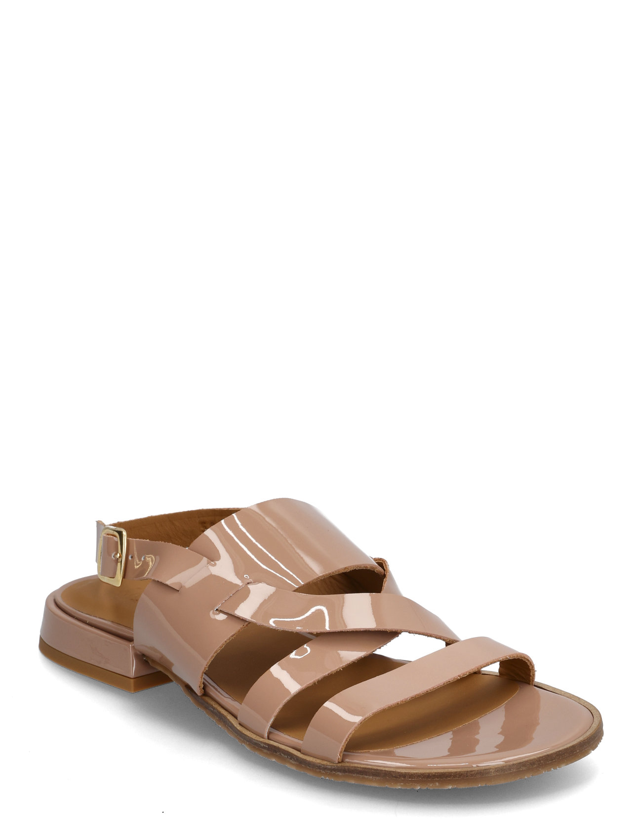 Sandals - Flat Shoes Sandals Flat Sandals Brown ANGULUS