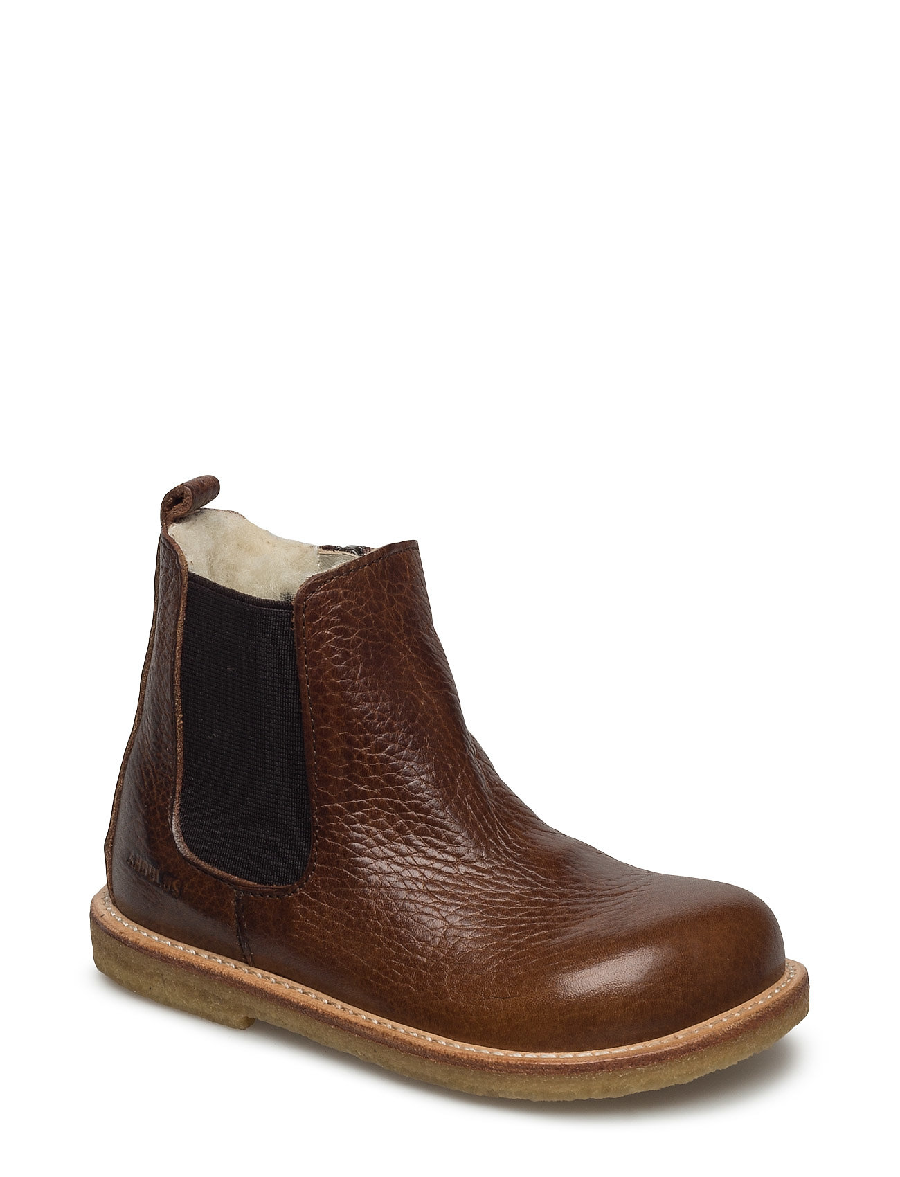 Boots Flat Zipper Halfhoge Schoen Laars Bruin Angulus angulus kopen in de aanbieding Boots Flat Zipper Halfhoge Schoen Laars Bruin Angulus angulus kopen in de aanbieding