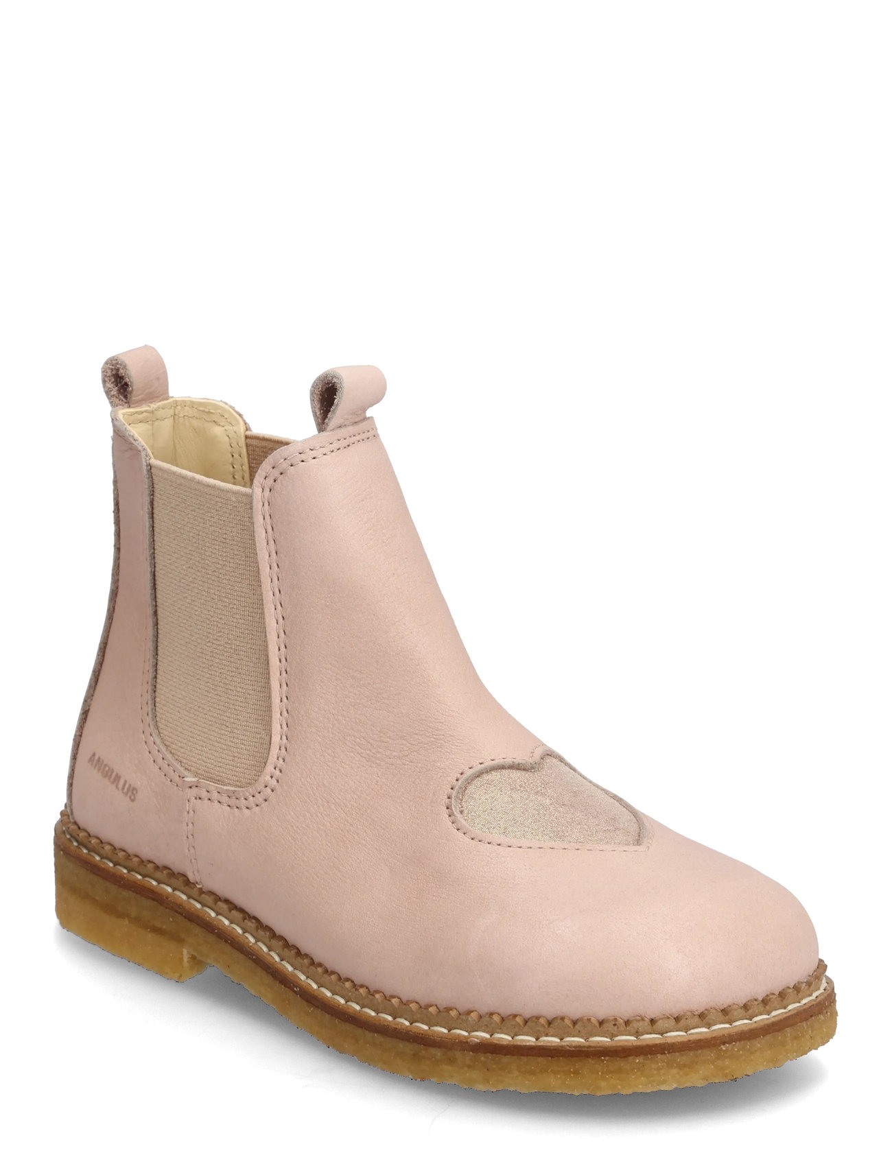 ANGULUS Booties - Flach - With Elastic Pink - 27 - Kinder