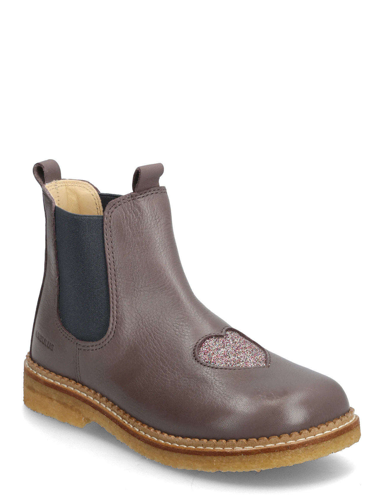 ANGULUS Booties - Flat - With Elastic, 26, Purple, Sko > Støvler, Børn