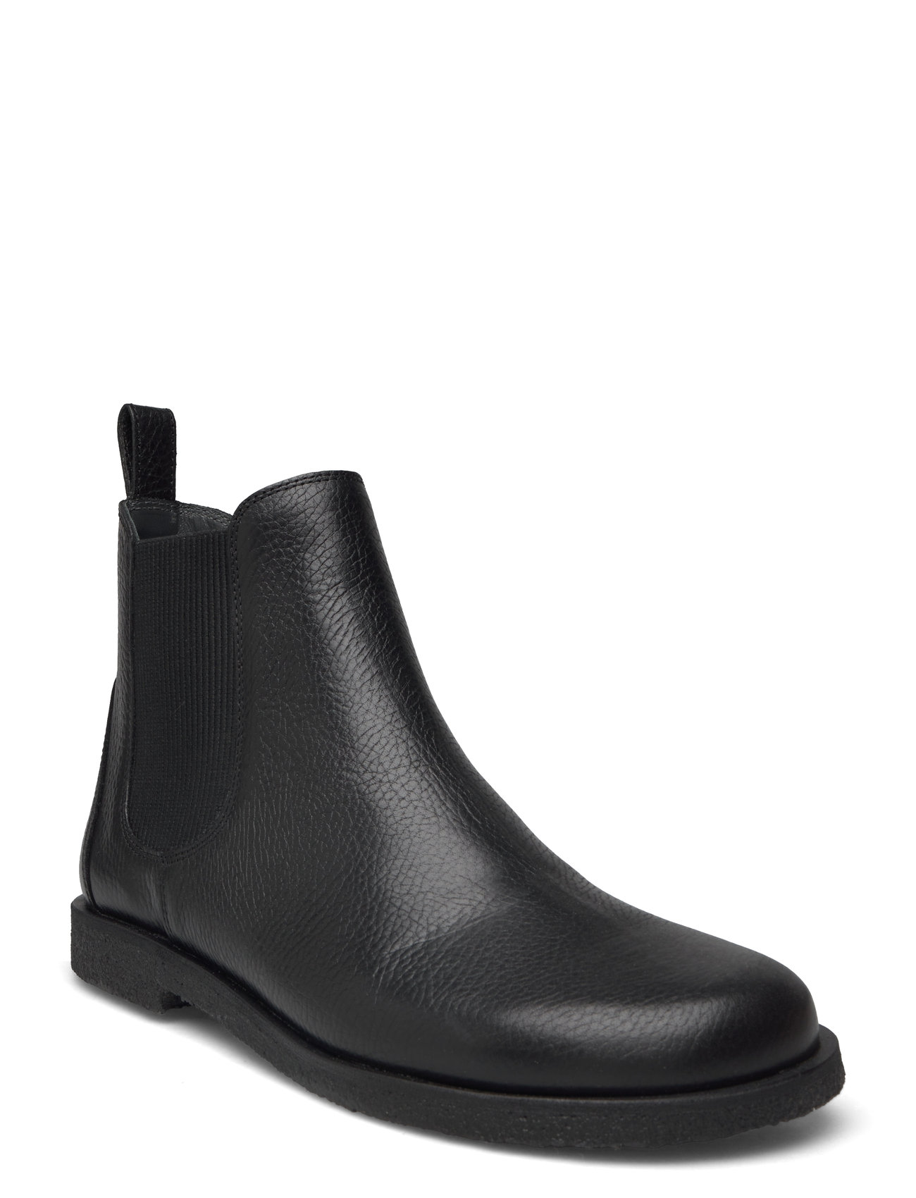 Booties - Flat - With Elastic Shoes Chelsea Boots Black ANGULUS